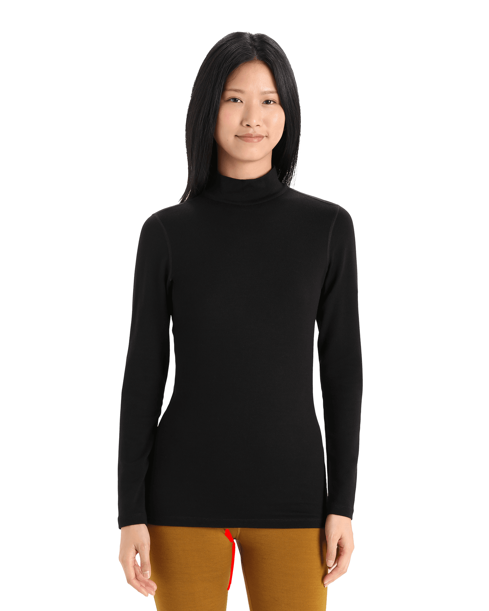 260 Tech L/S Turtleneck W Black