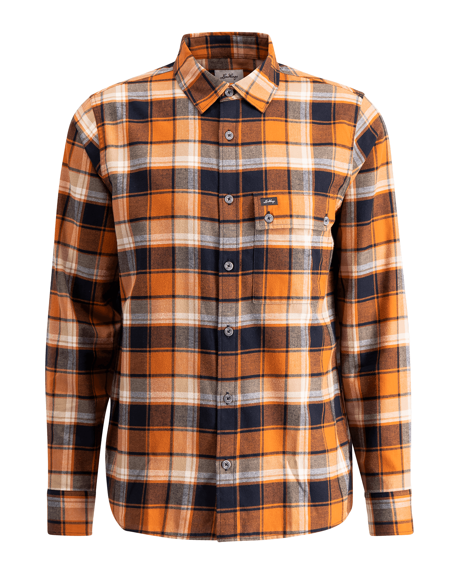 Järpen Plaid Flannel Shirt Brick