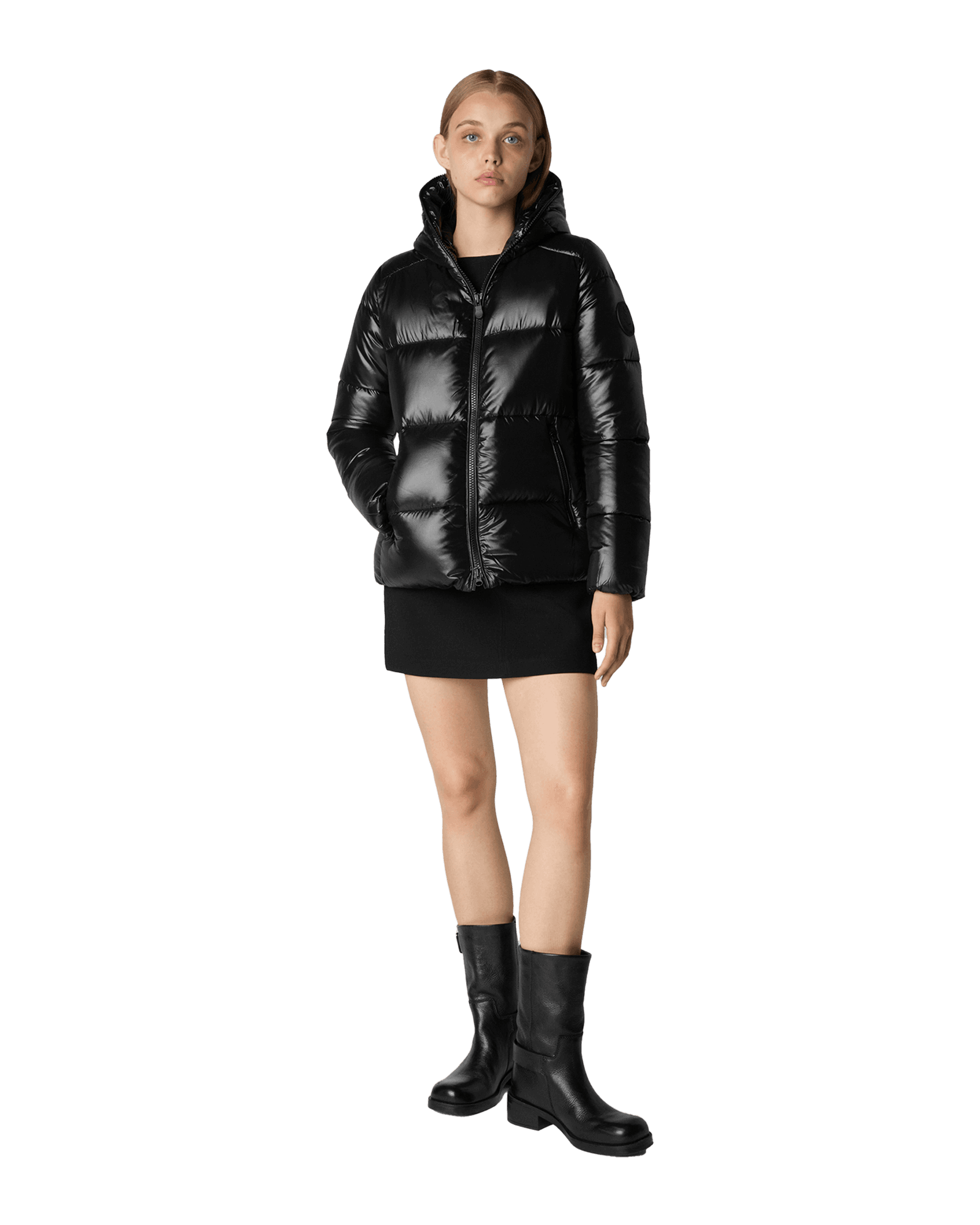 Lois Hooded Jacket D38090 W Black