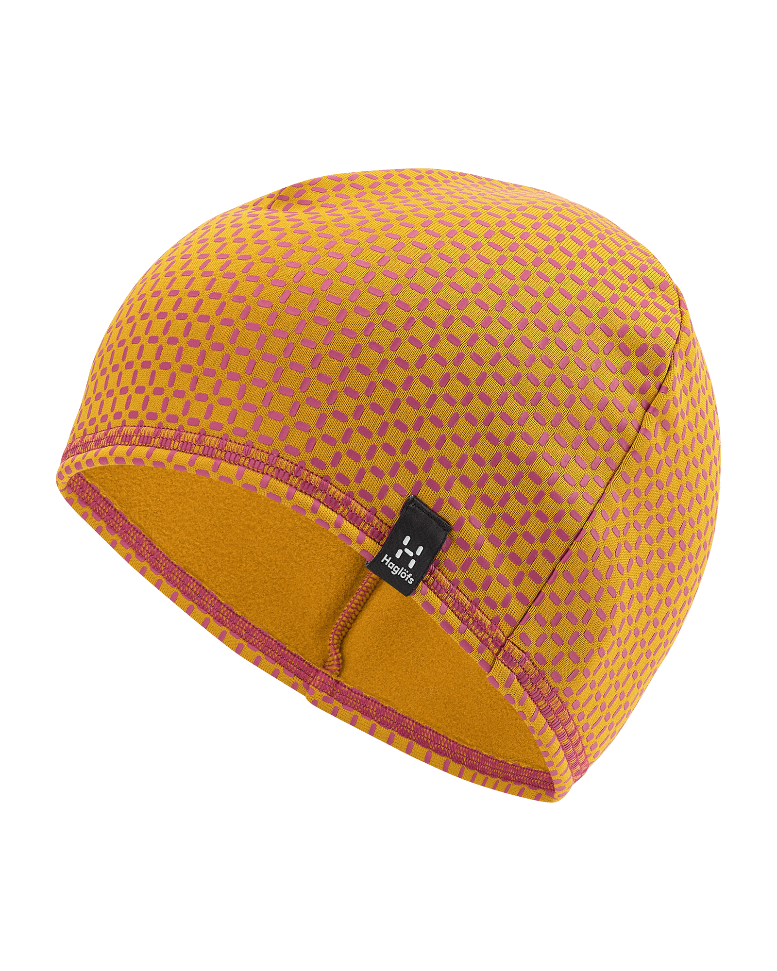 Fanatic Print Beanie Autumn Leaves/Deep Pink