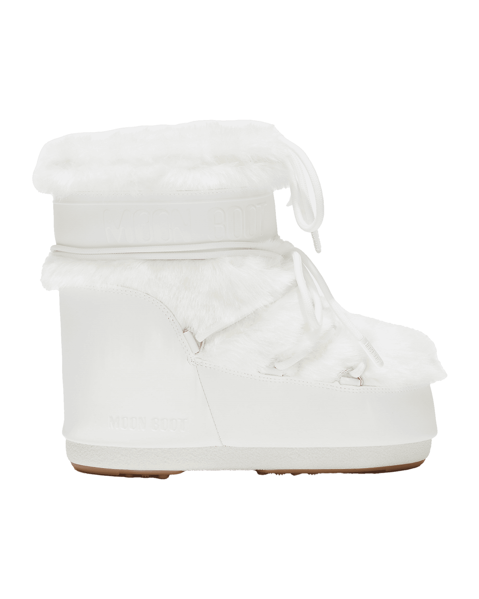 Icon Low Faux Fur Optical White