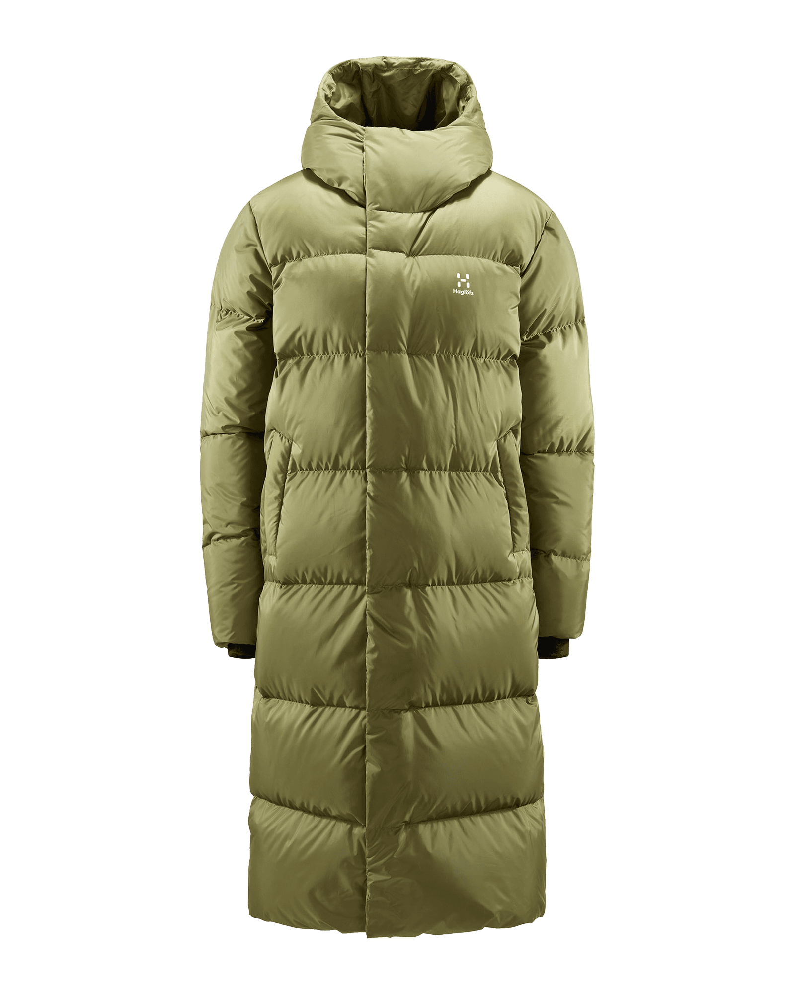Long Down Parka W Olive Green