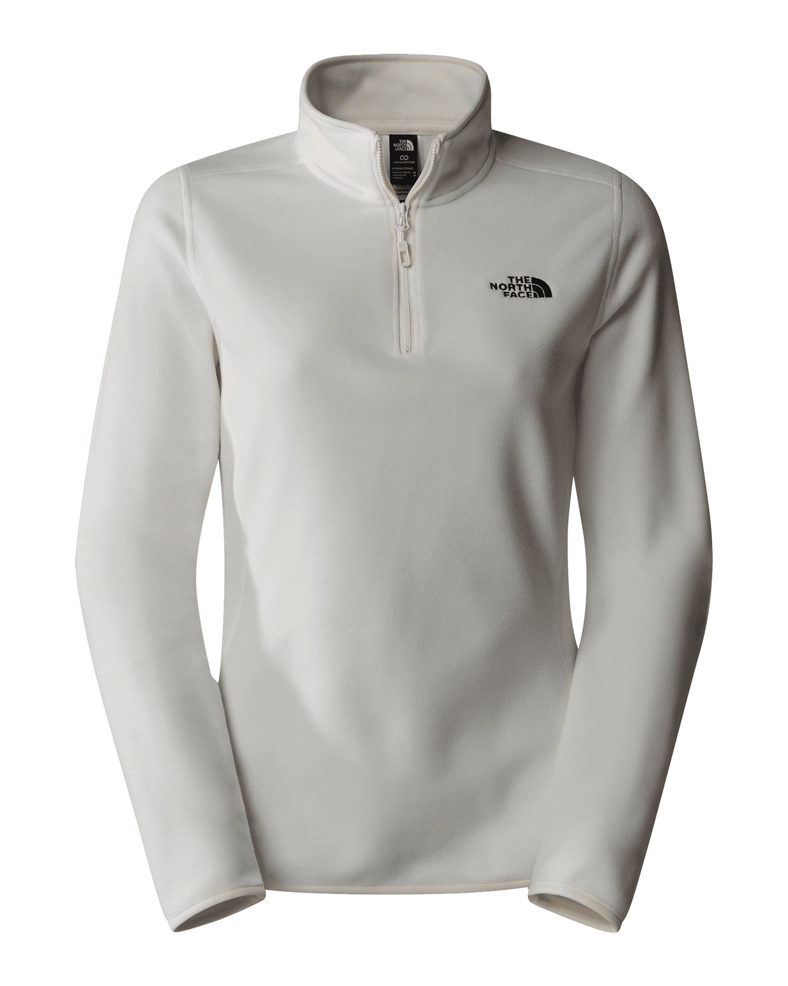 100 Glacier 1/4 Zip W White Dune/NPF