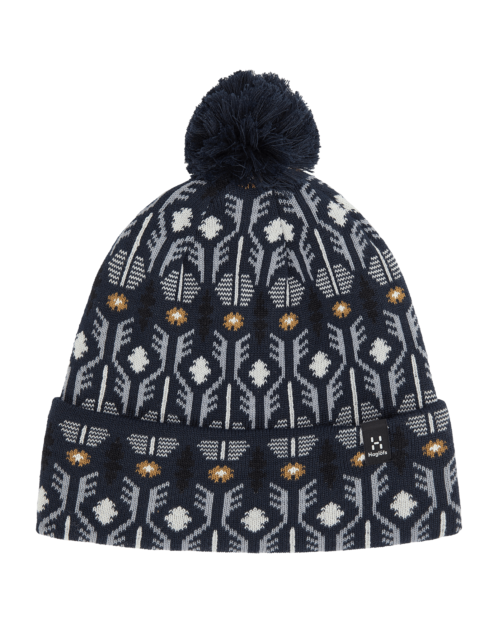 Mountain Jaquard Beanie Tarn Blue Pattern