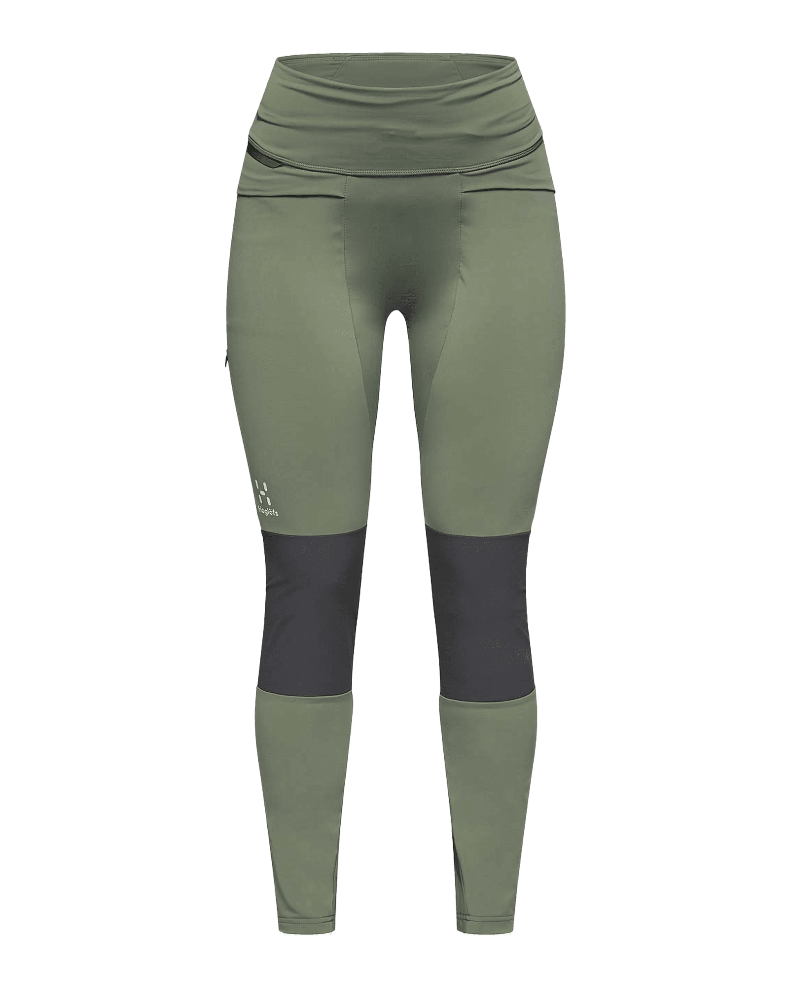 Luna Tights W Olive Green/Magnetite