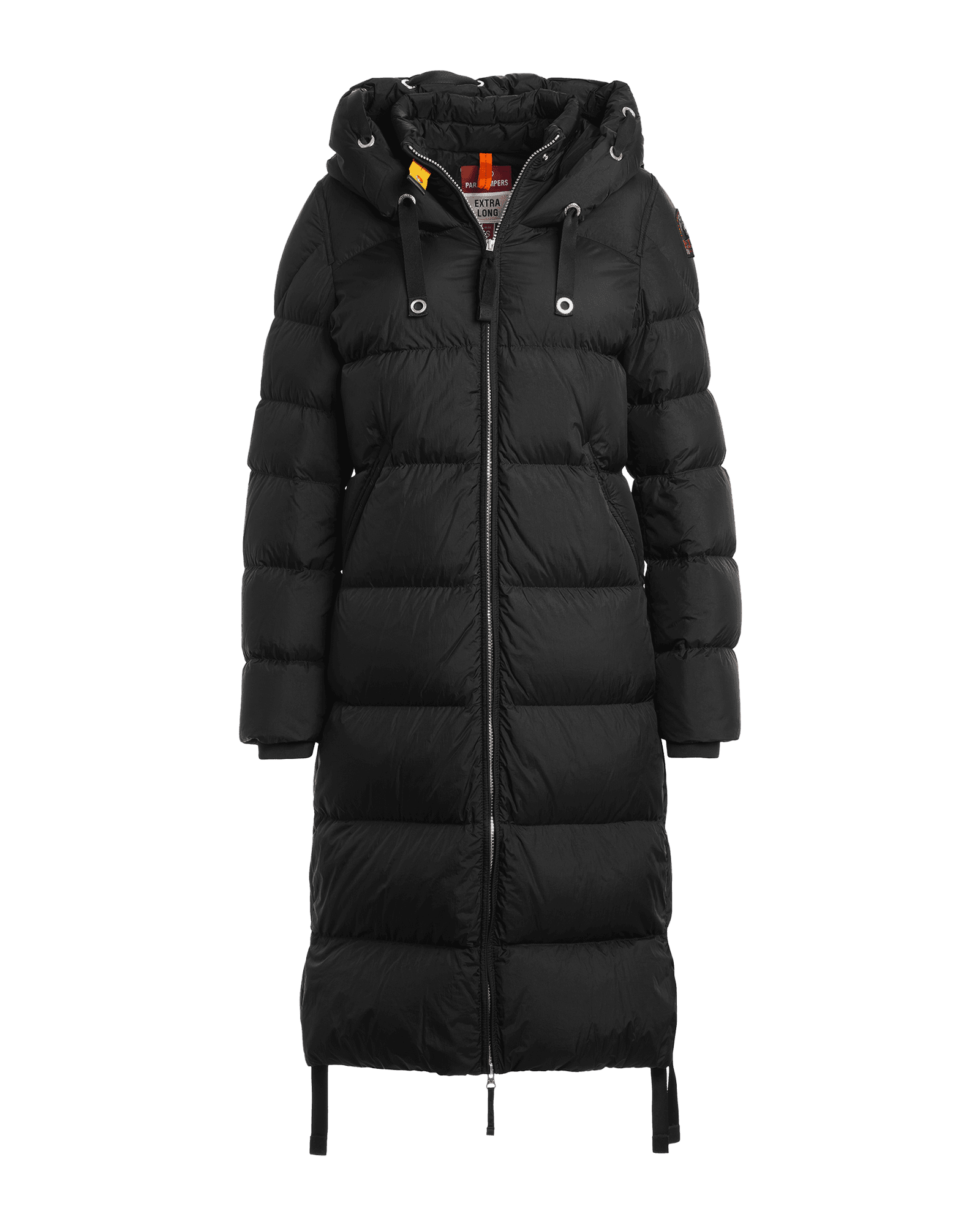 Panda Hooded Down Coat W Black