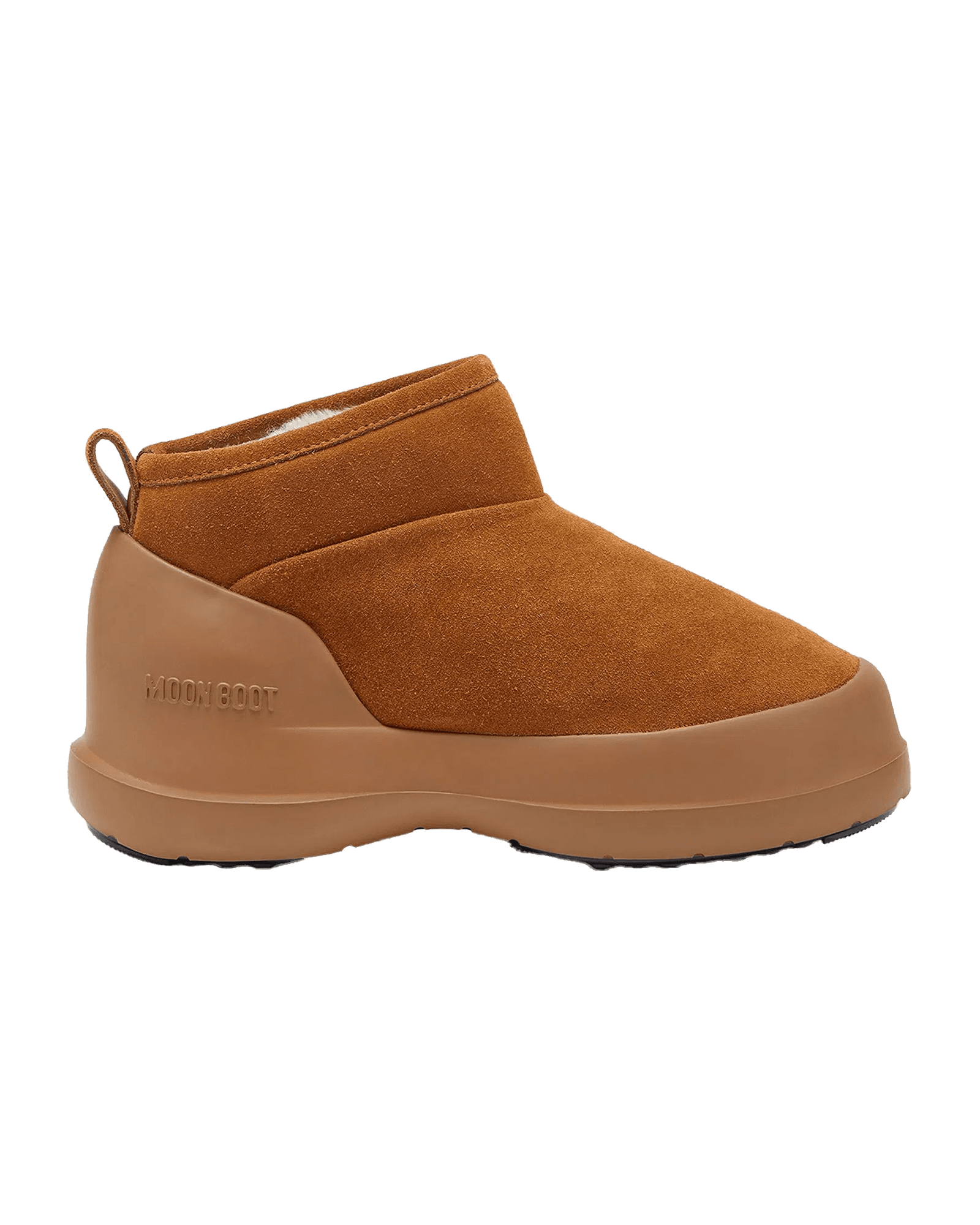 Luna Low Boot Suede Cognac