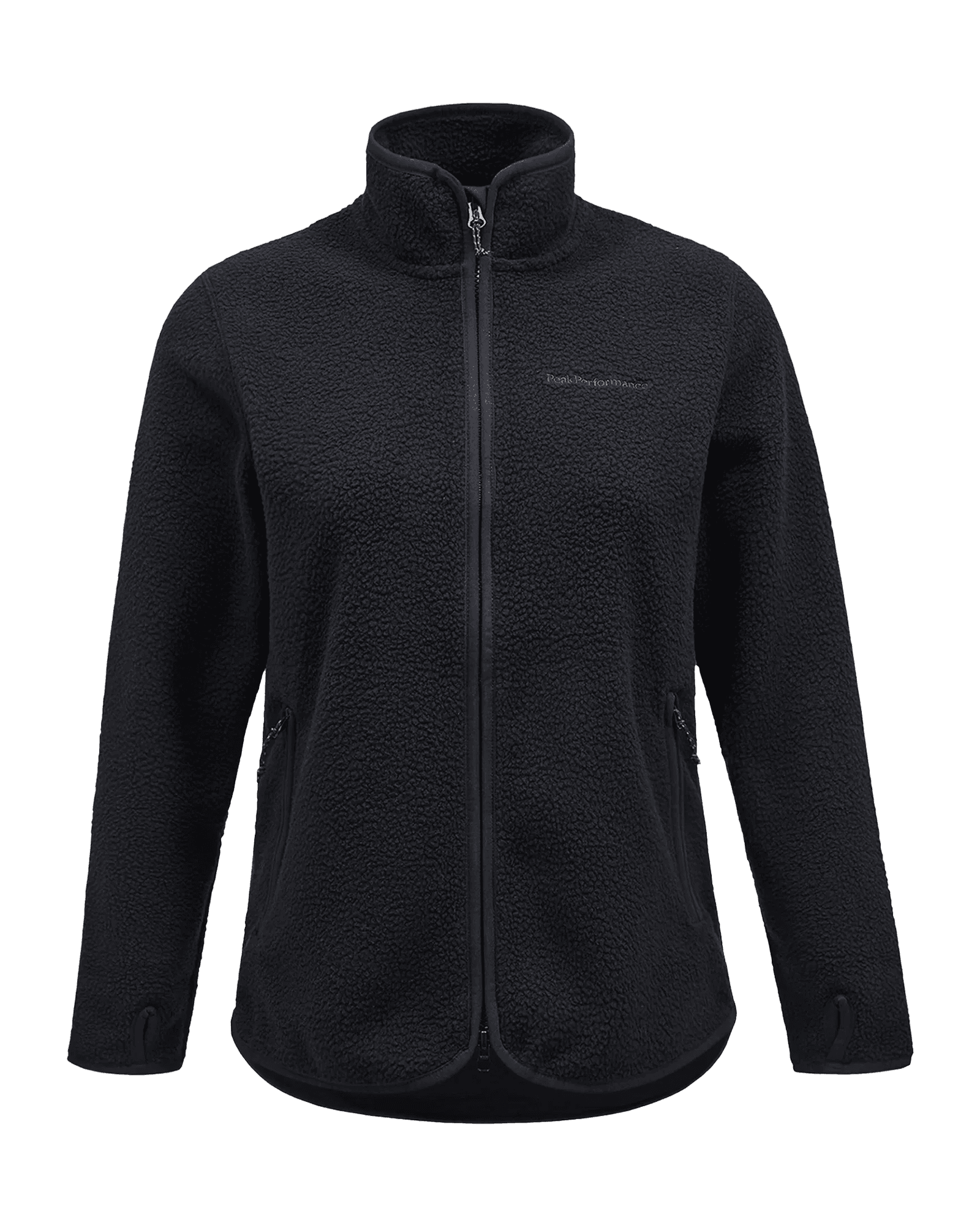 Pile Zip Jacket W Black