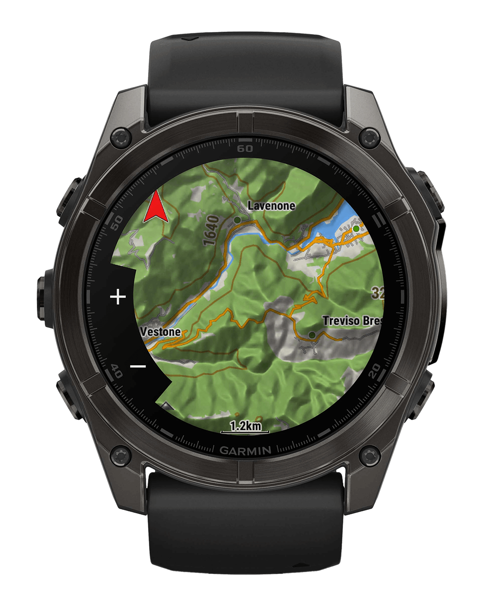 Fenix 8 51mm Saph,CrbnGryTi/Blk,Blk/PebbleGryBnd