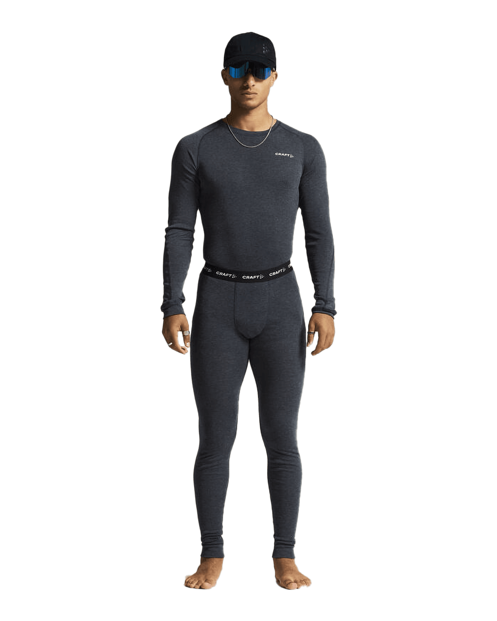 Core Wool Merino Set M Blues/Melange