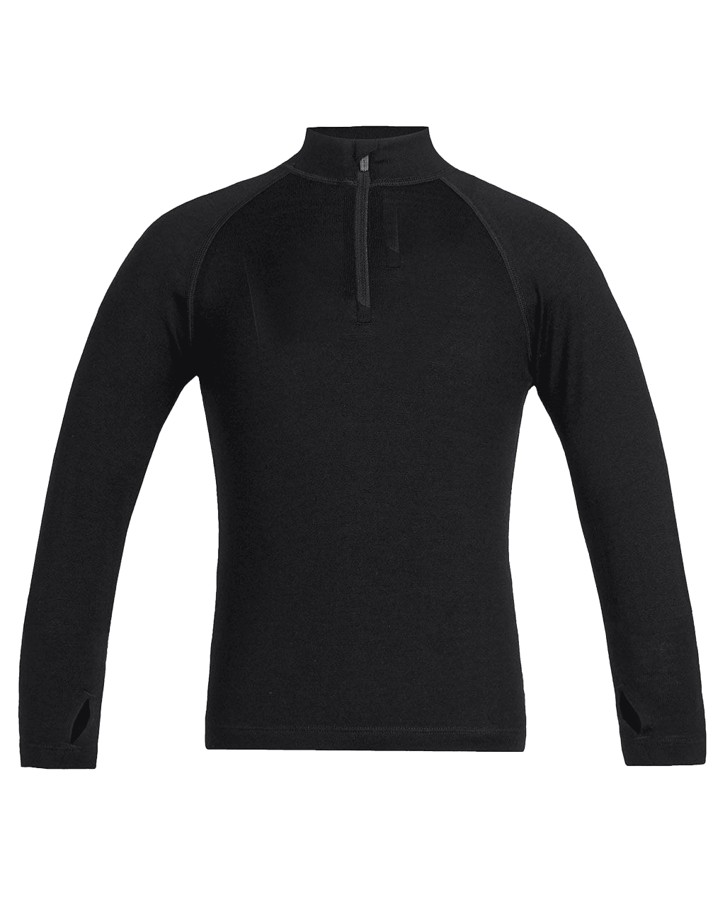 260 Tech L/S Half Zip Kids Black