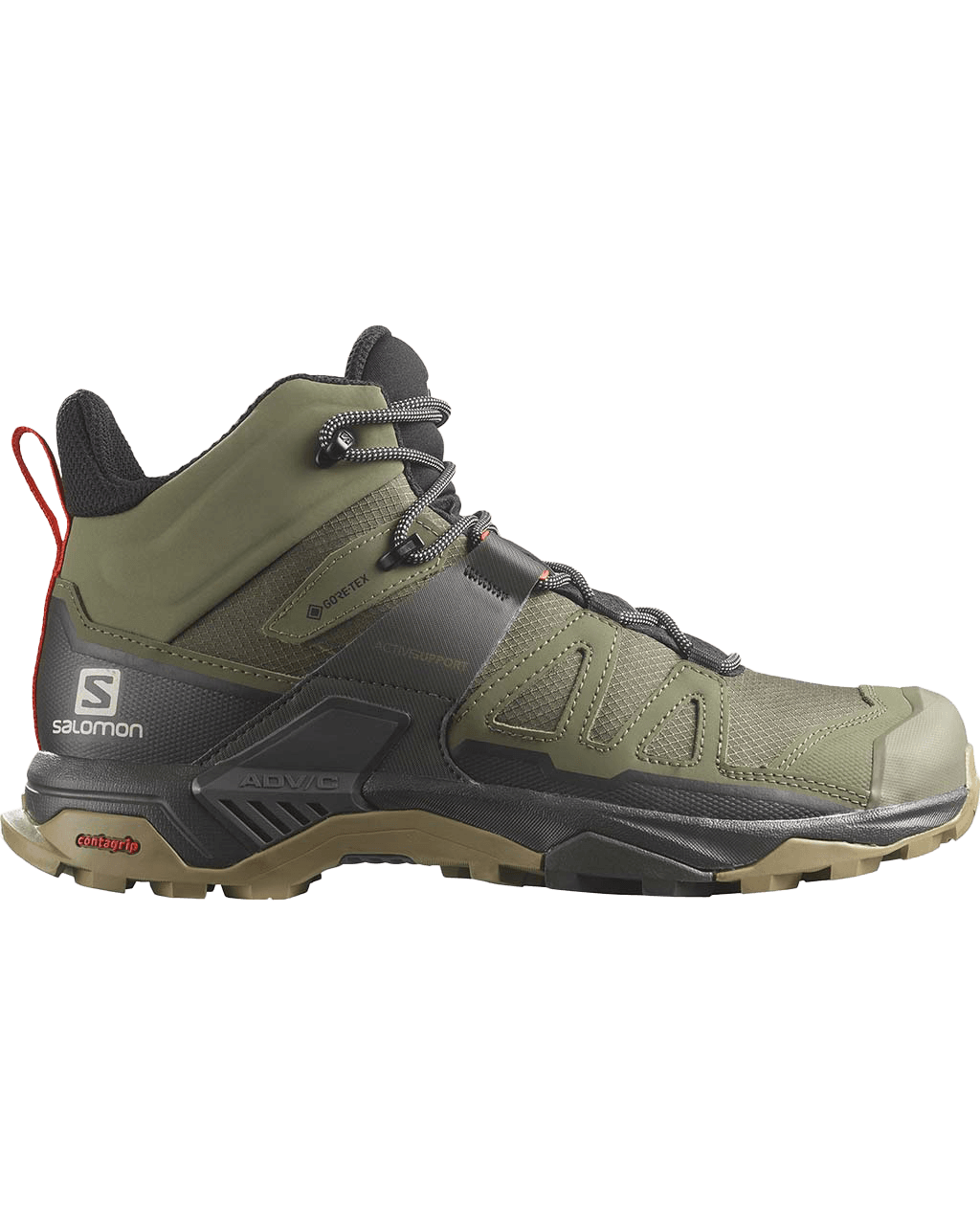 X Ultra 4 Mid Gtx M Deep Lichen Green/Peat