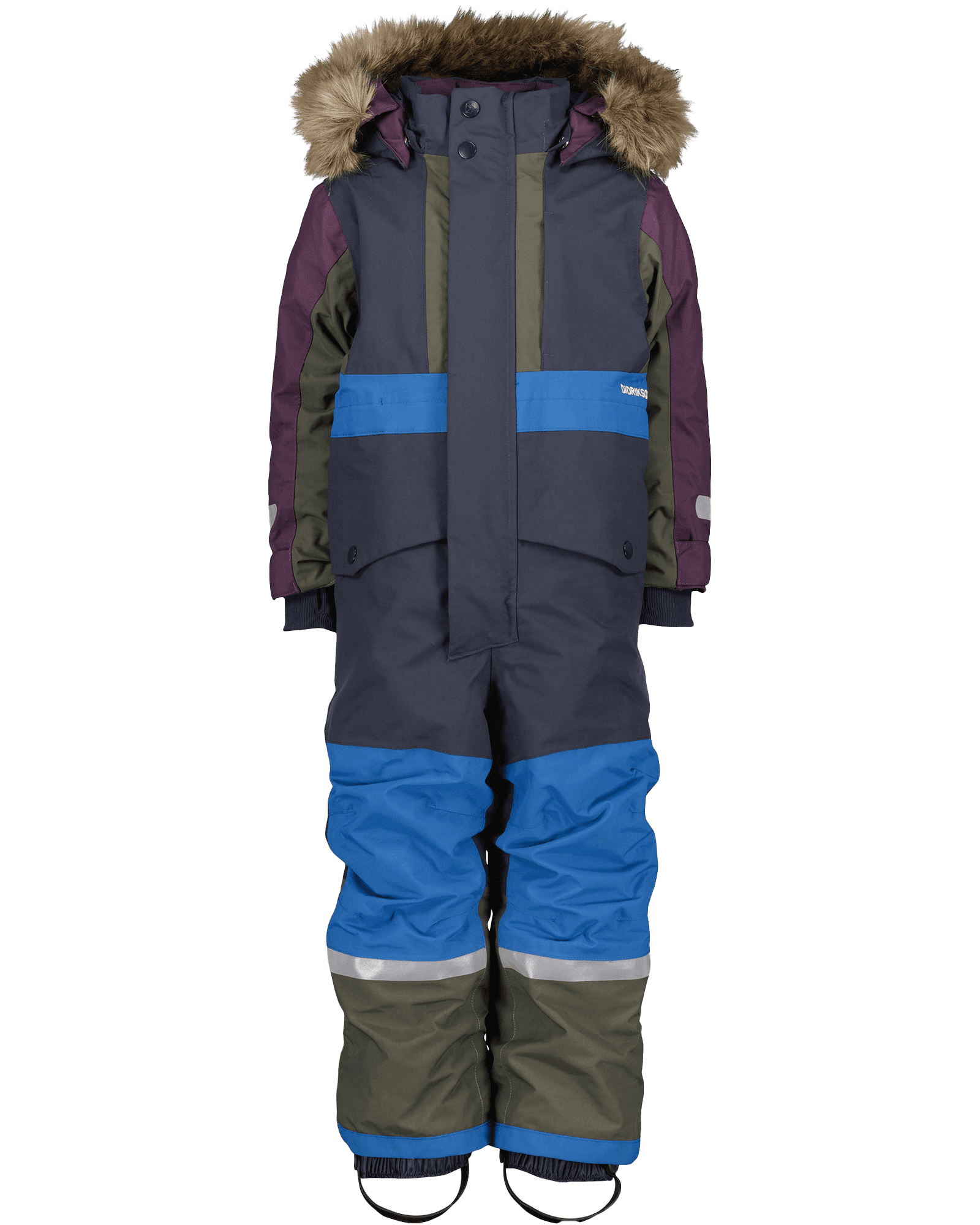 Björnen Coverall Mult 2 JR Multi Colour Blue