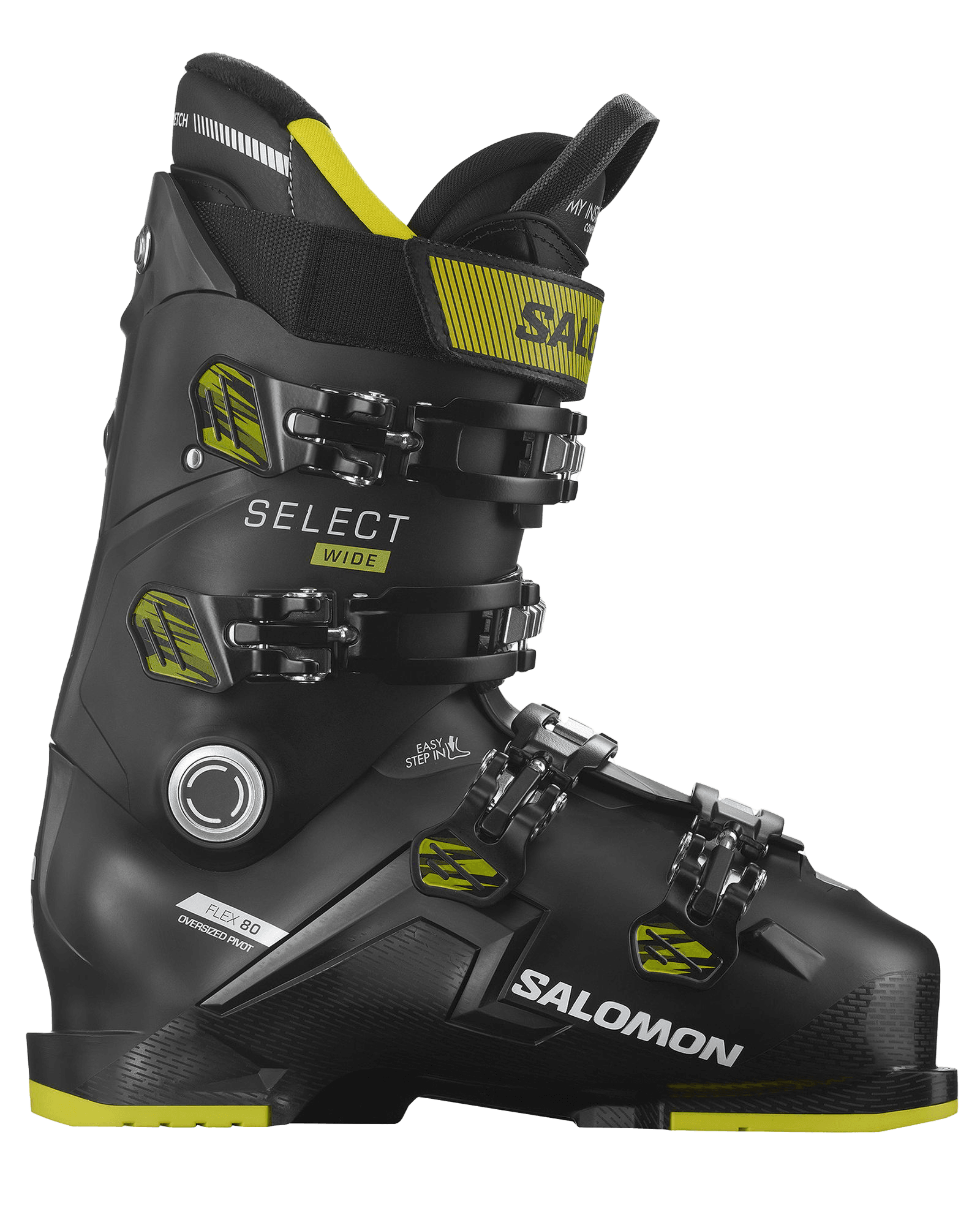Select 80 Wide 23/24 Black/Acid Green/Beluga