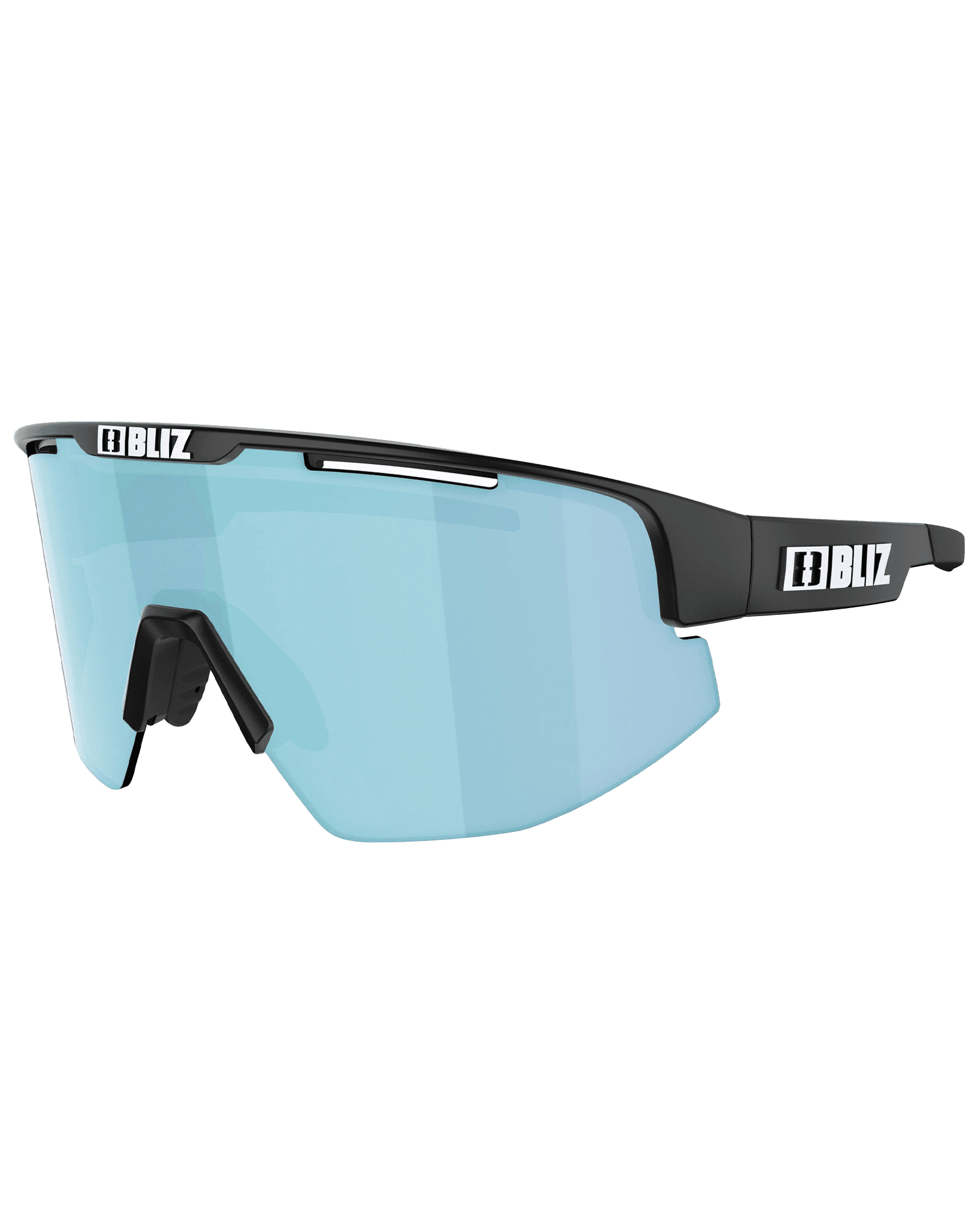 Matrix Matt Black Smoke with Ice Blue Multi