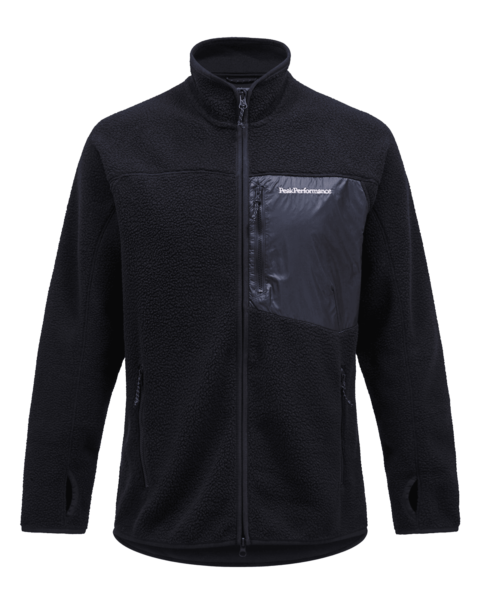 Pile Zip Jacket M Black