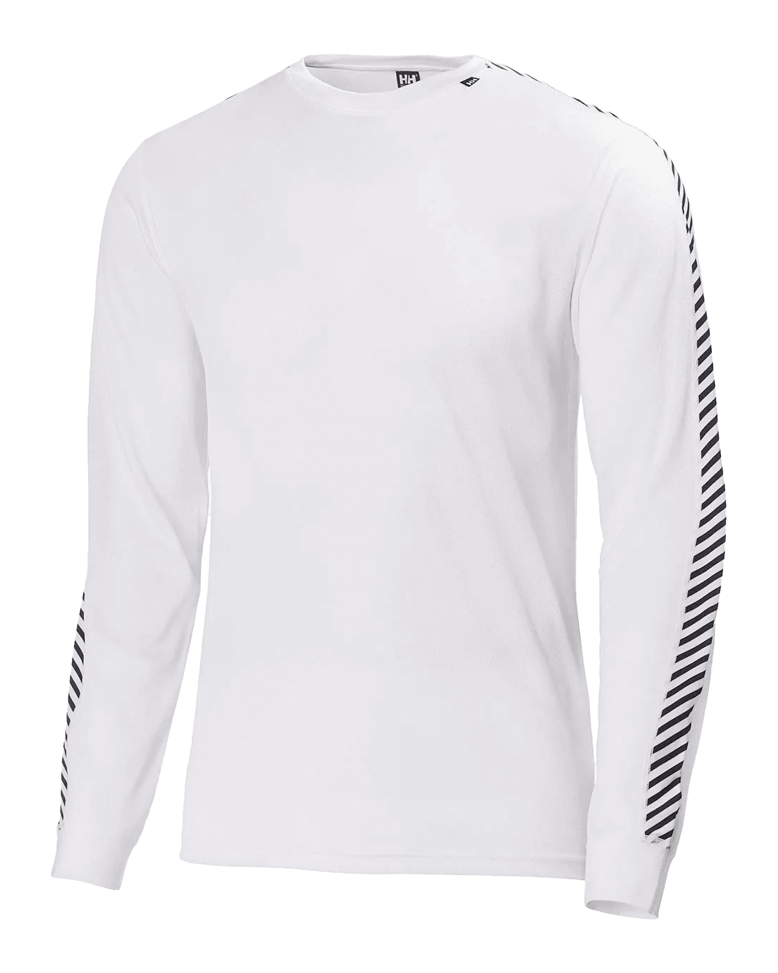 HH Lifa Stripe Crew M White