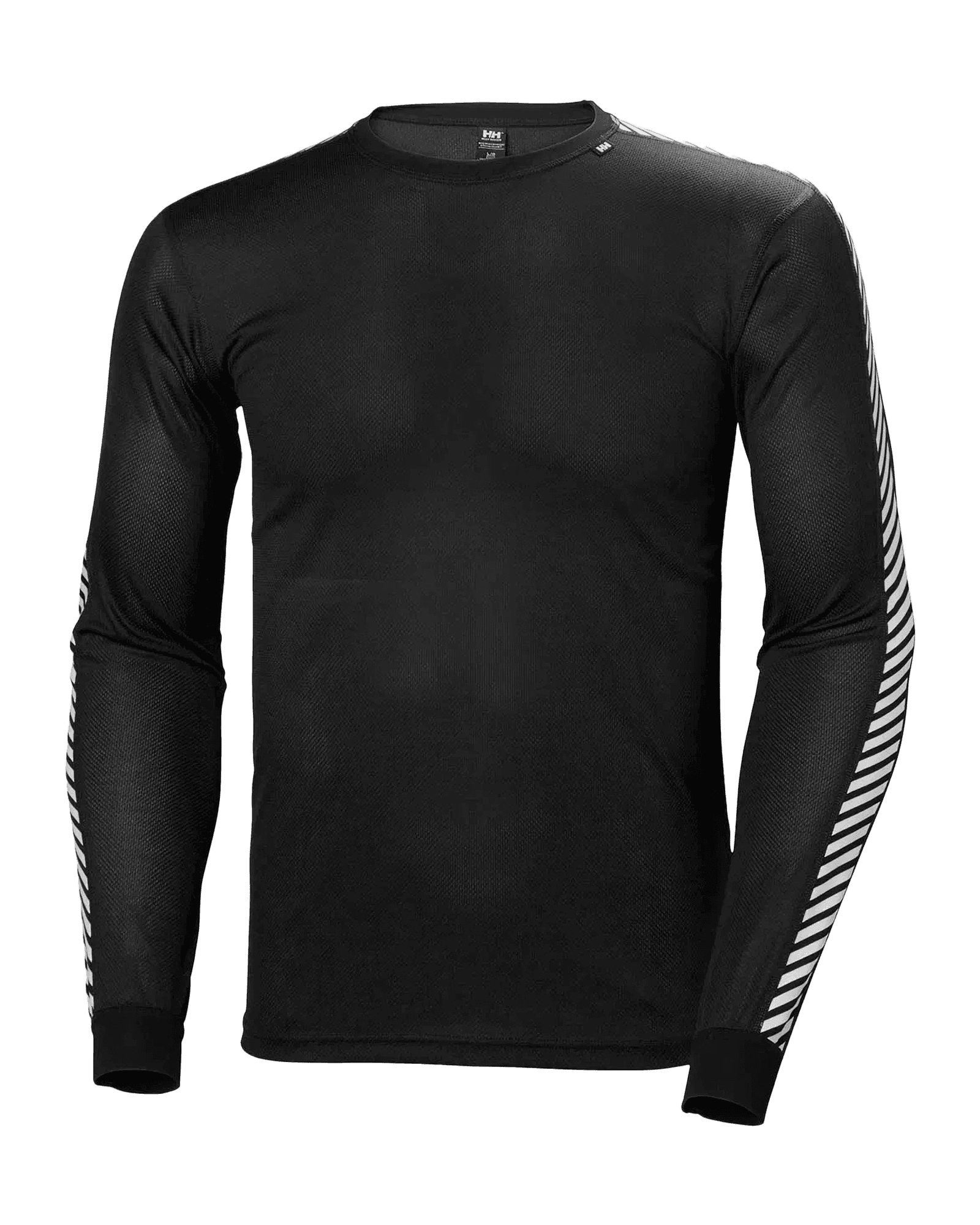 HH Lifa Stripe Crew M Black
