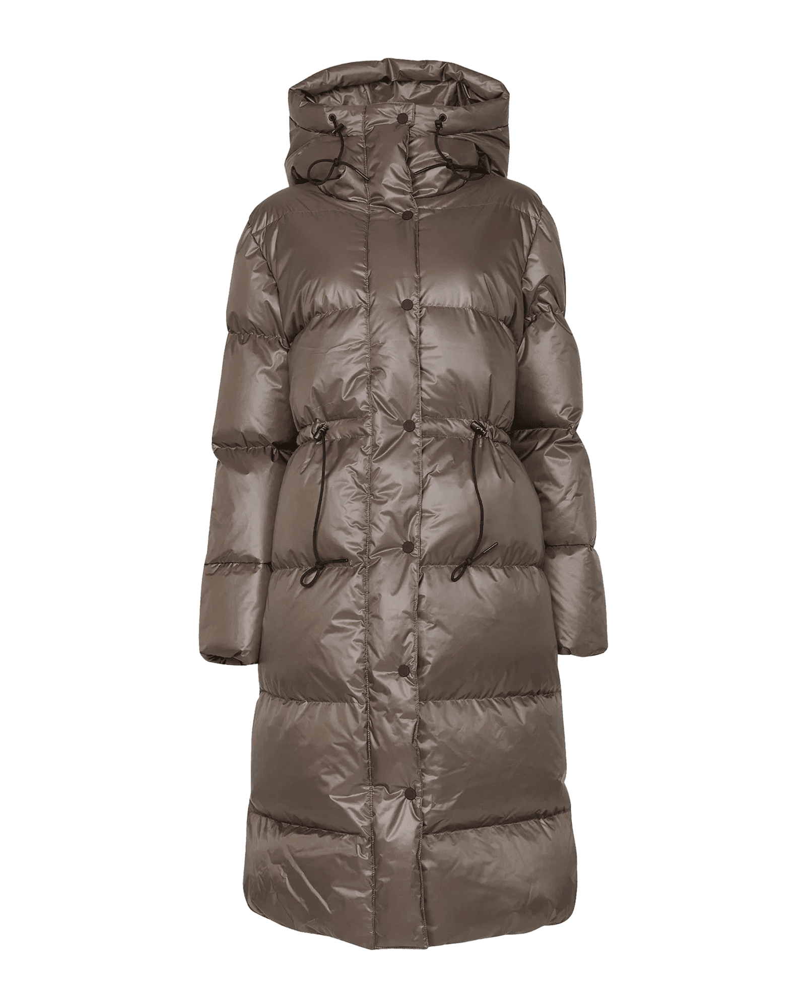 Verona Down Coat W Pale Brown