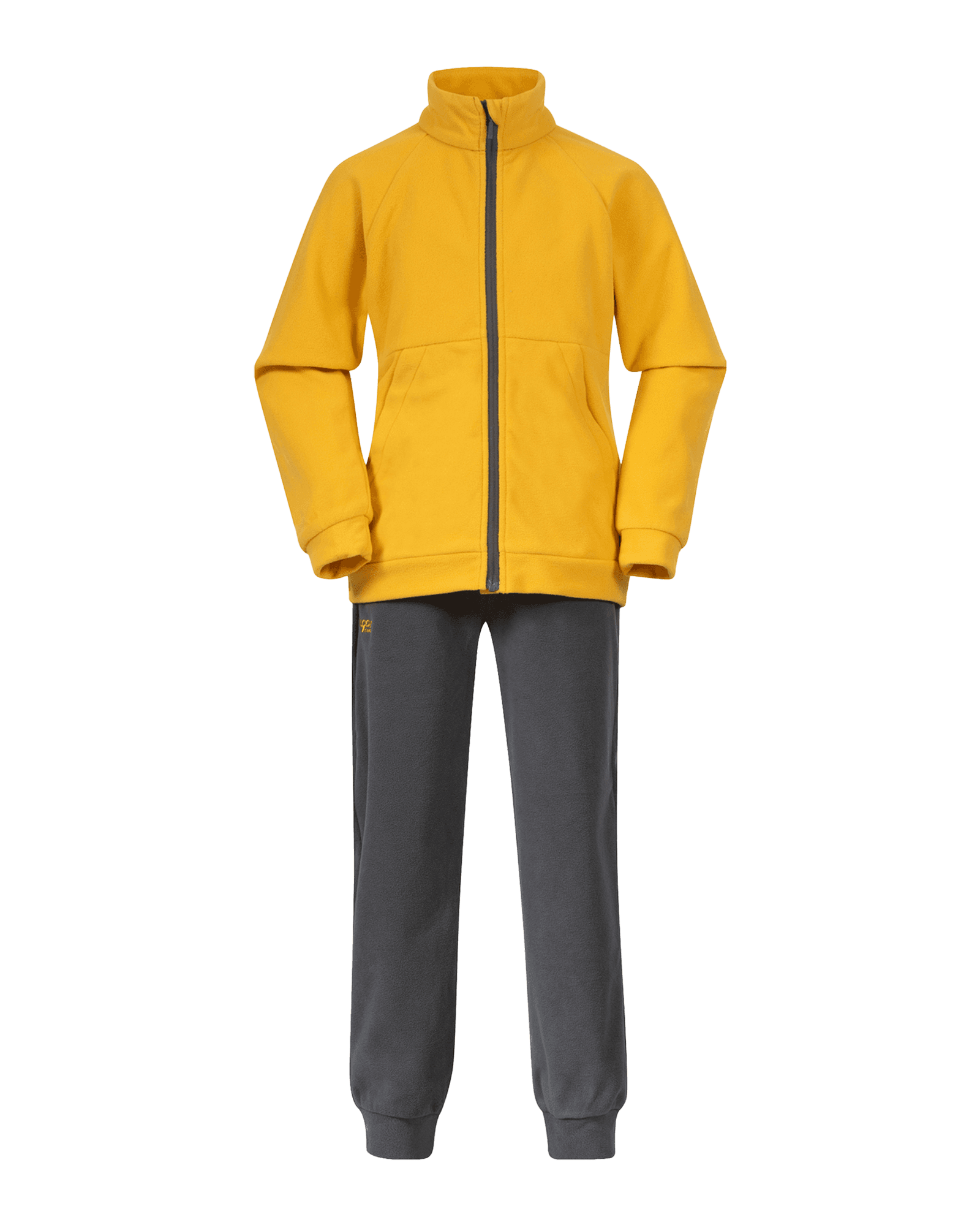 Smådøl V5 LongZip Set JR Golden Yellow/Solid Dark Grey