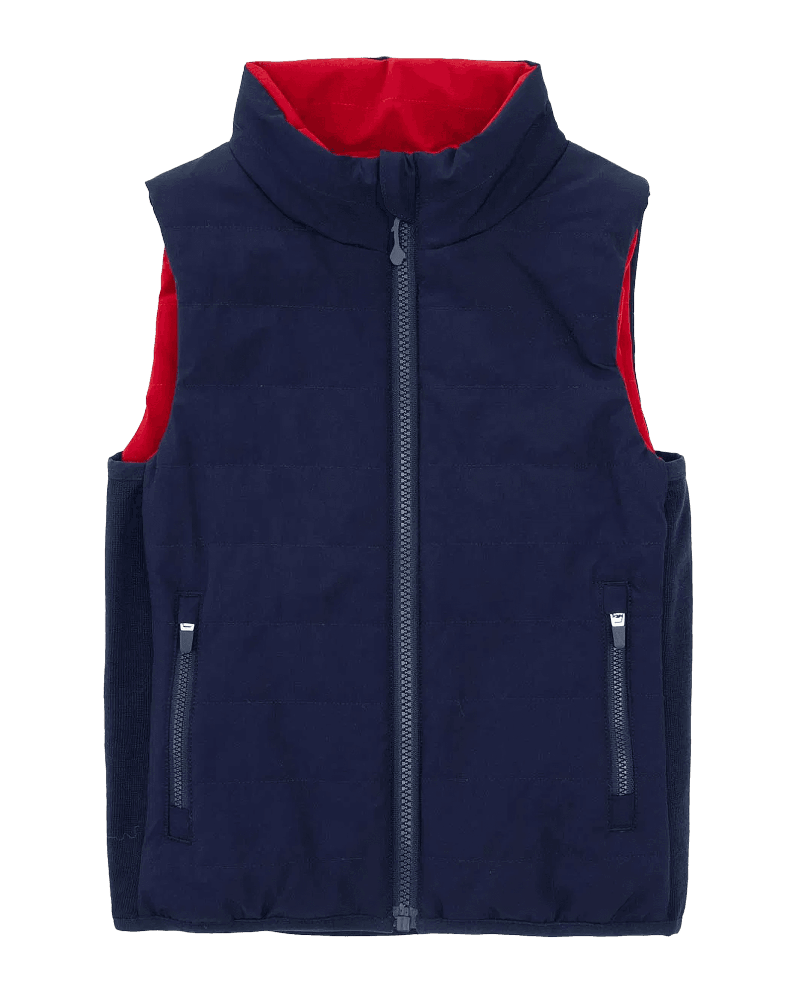 Kongsvinger Vest Reversible Kids Blue Ink/Chili