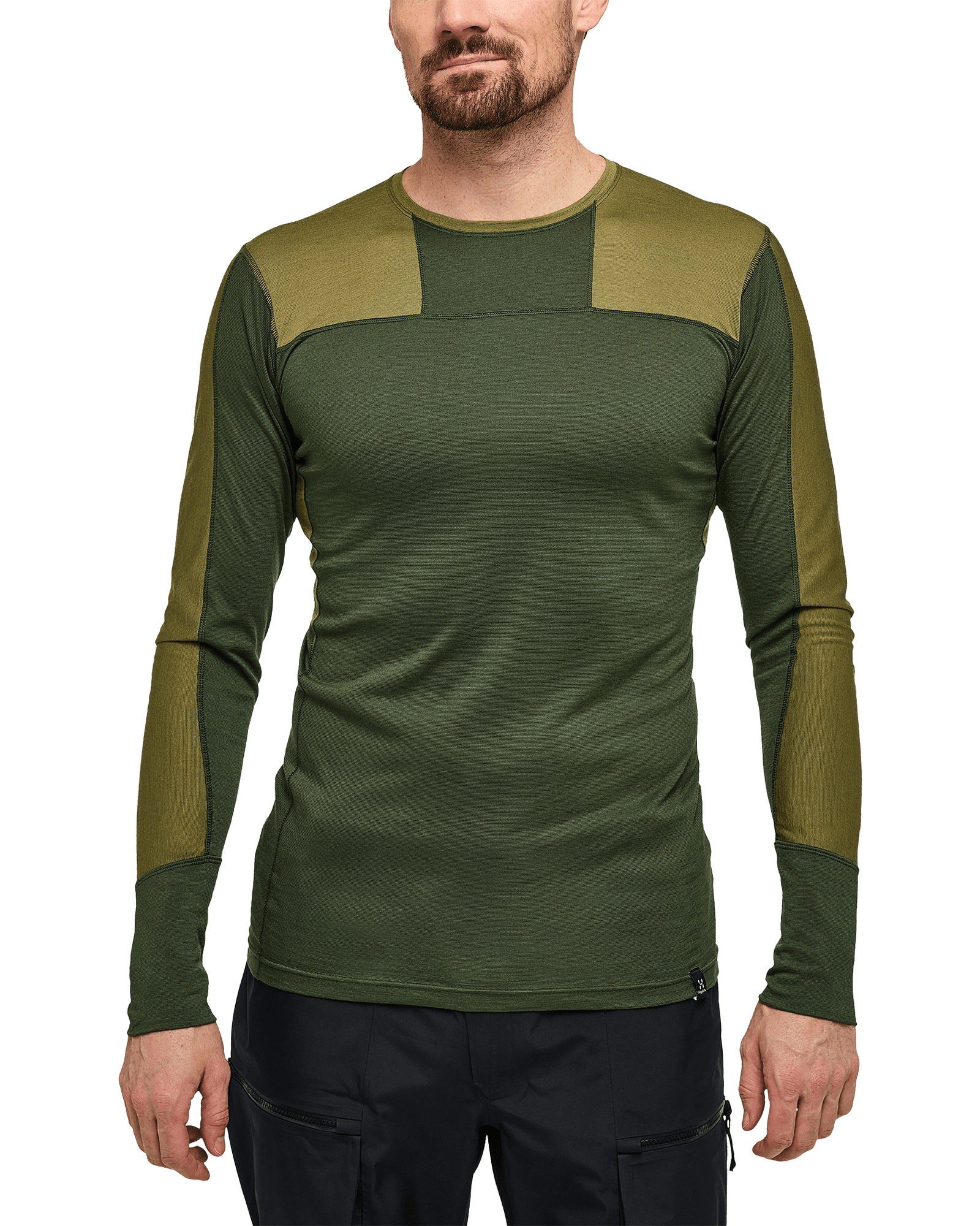 Natural Blend Tech Crew Neck M Seaweed Green/Olive Green