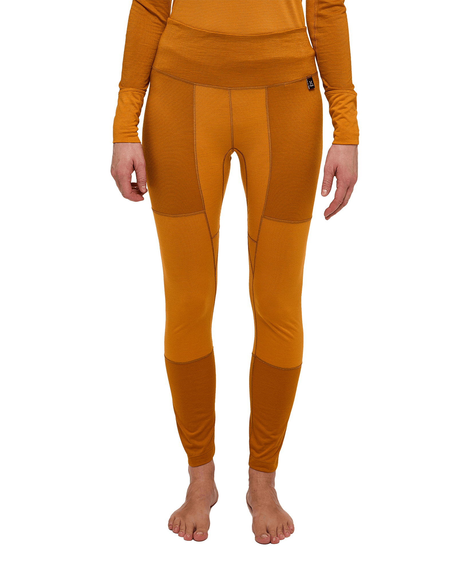 Natural Blend Tech Long Johns W Desert Yellow/Golden Brown