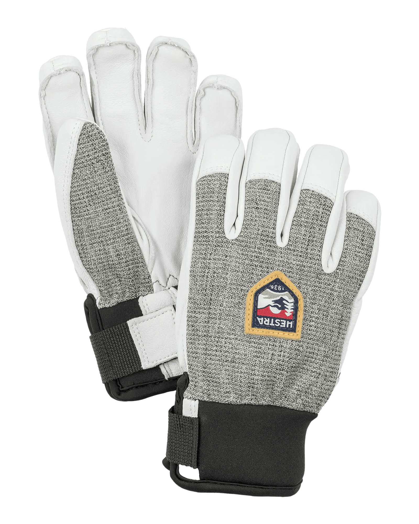 Army Leather Patrol JR - 5 Finger Light Grey