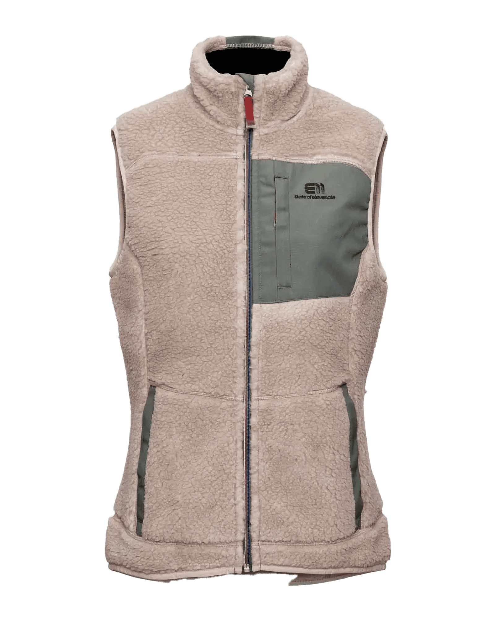 Glacier Pile Vest W 004 Ginger Beige