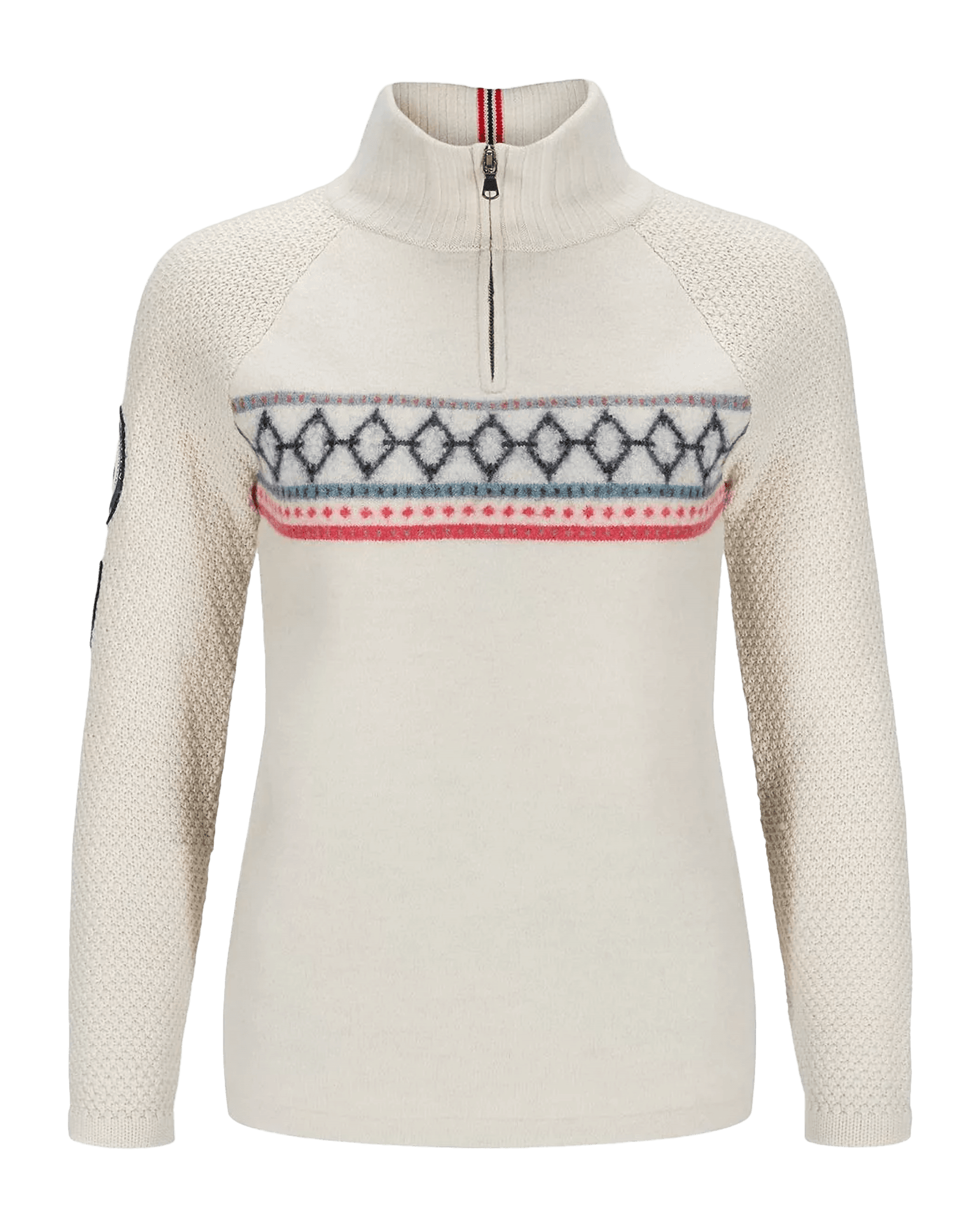 Boiled Ski Sweater W Oatmeal