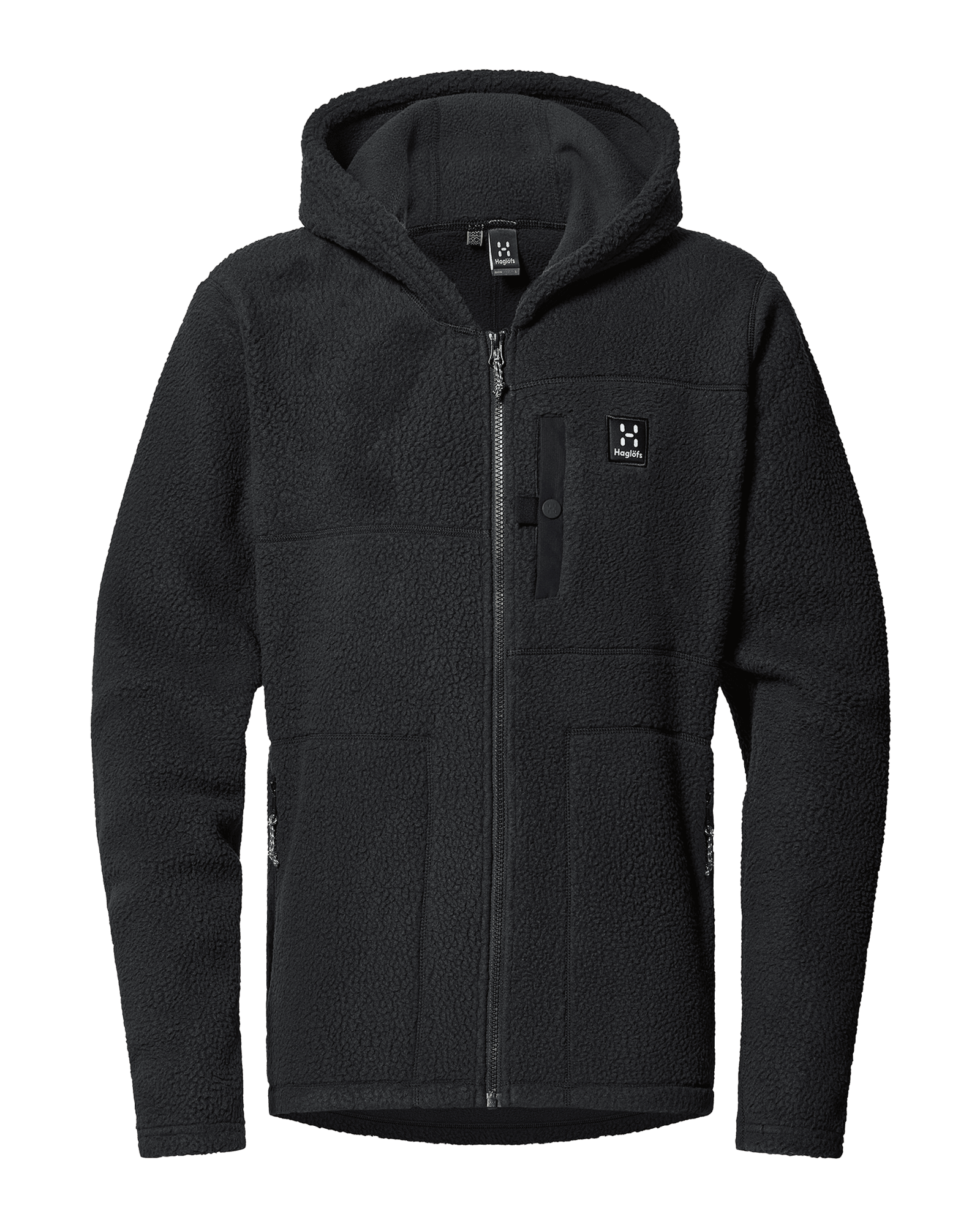Malung Pile Hood M True Black