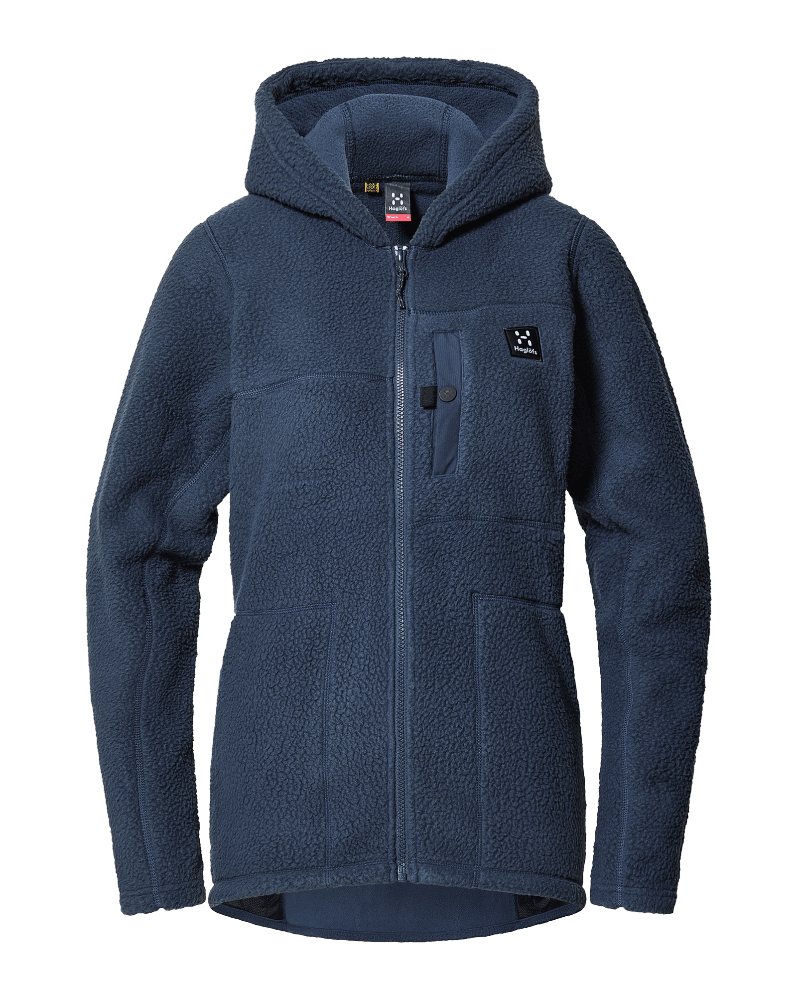 Malung Pile Hood W Tarn Blue