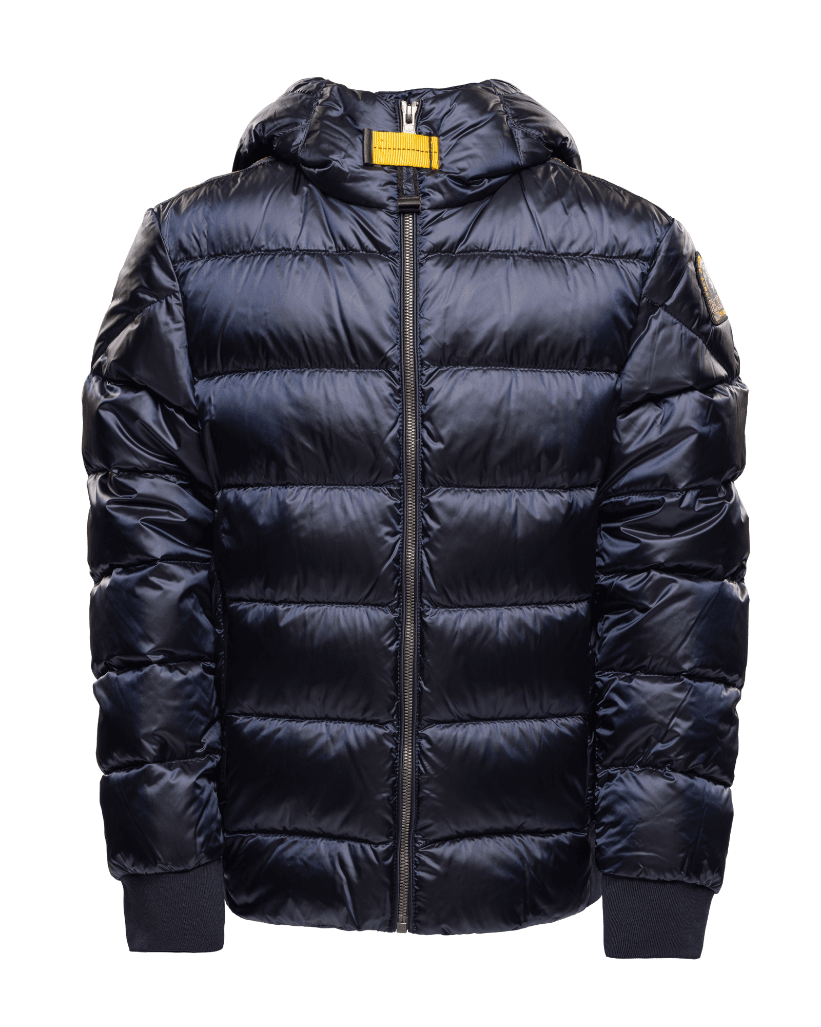 Pharrell Hooded Down Bomber JR Blue Navy