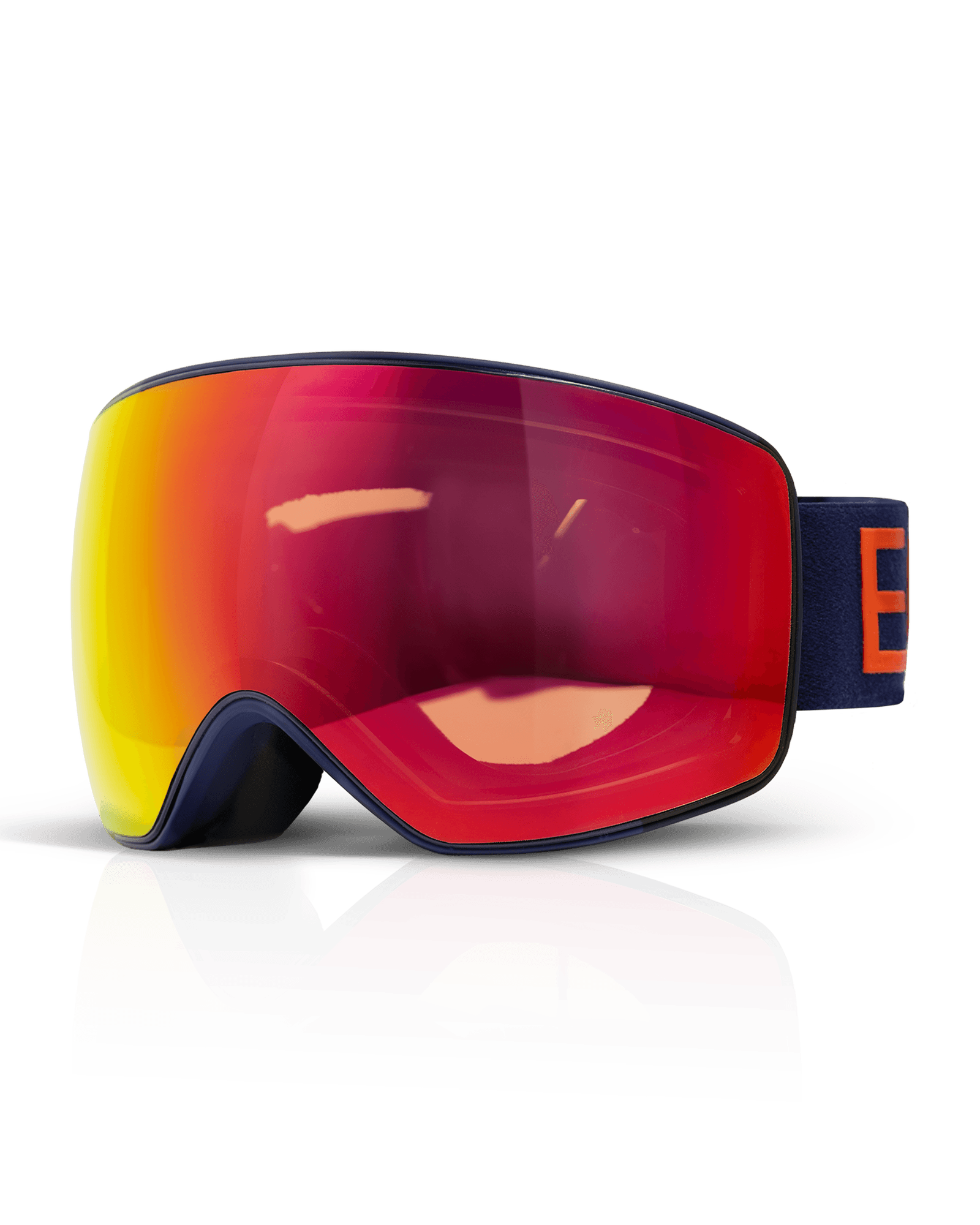 Sharp Navy Orange Red Multi