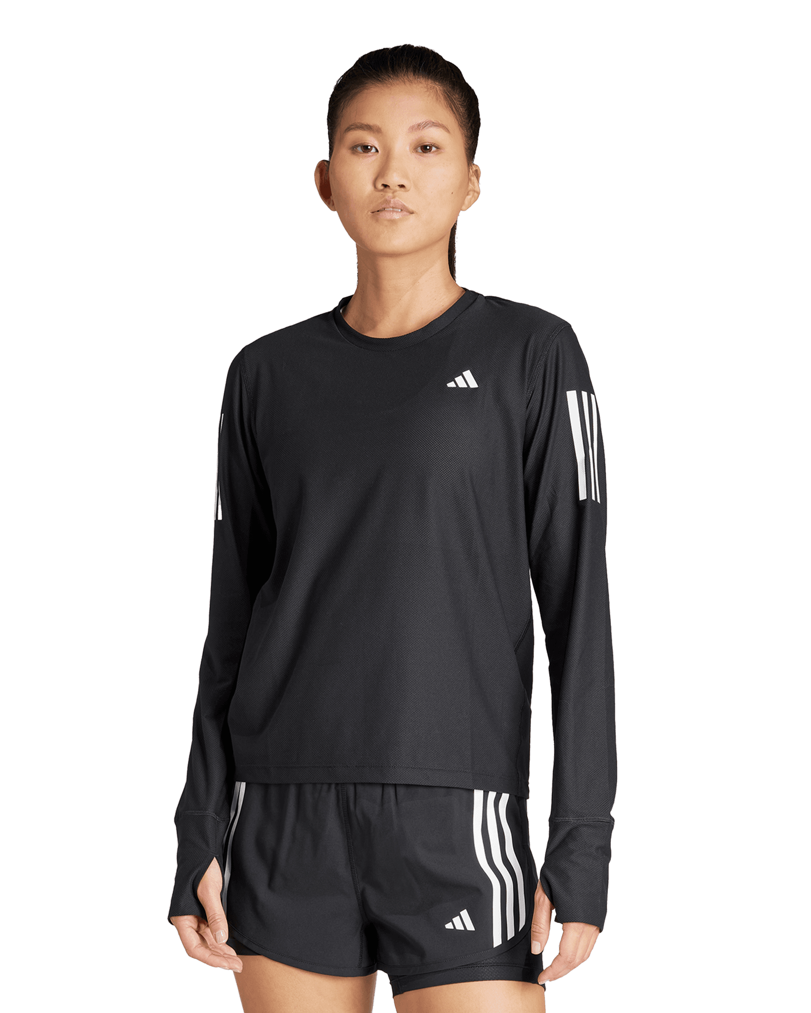 OTR B L/S W Black