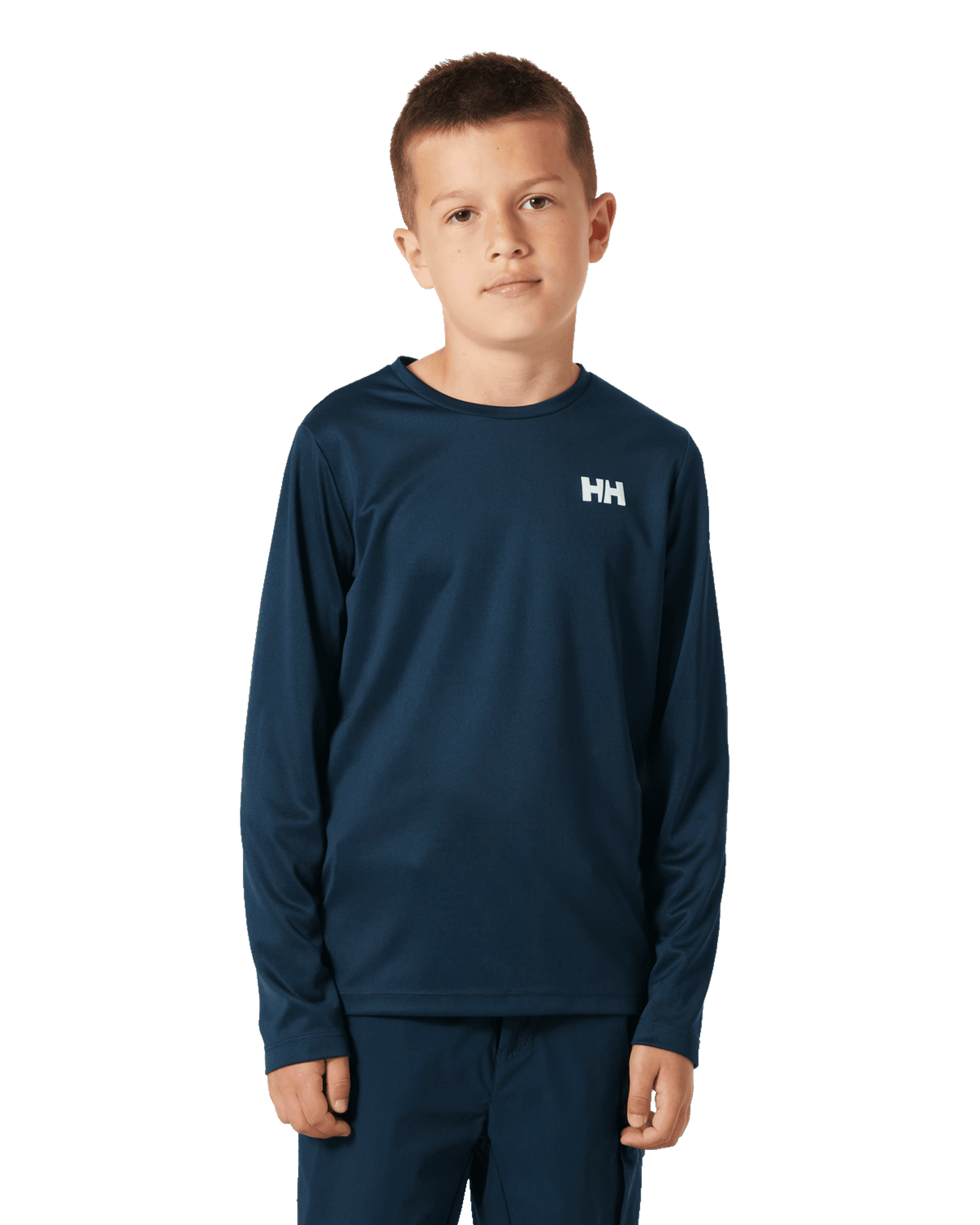 HH Tech L/S Crew JR Navy