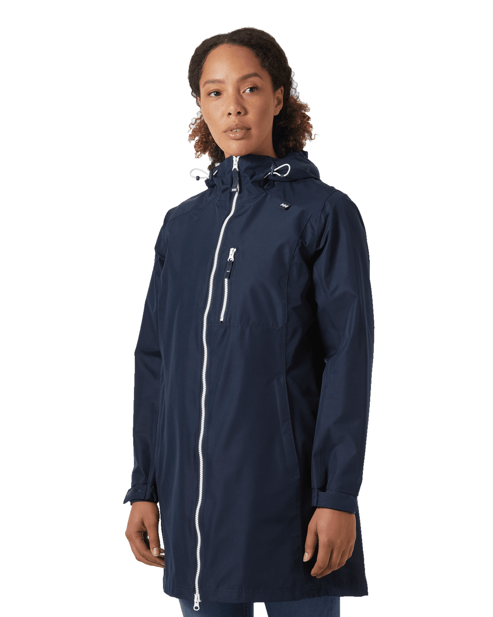 Long Belfast Jacket W Navy