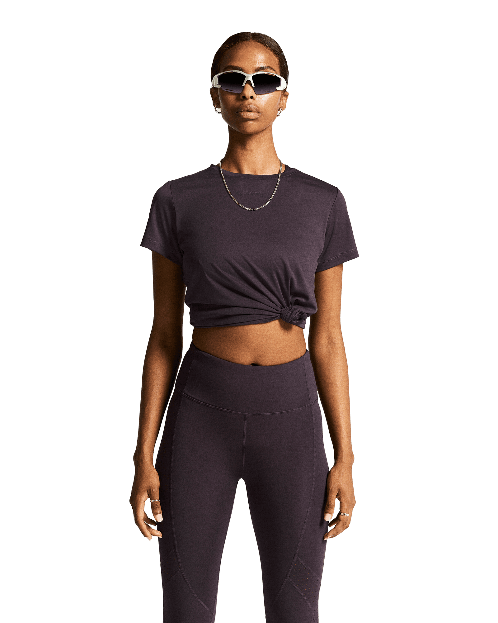 Core Essence Ss Tee 2 W Dk Plum