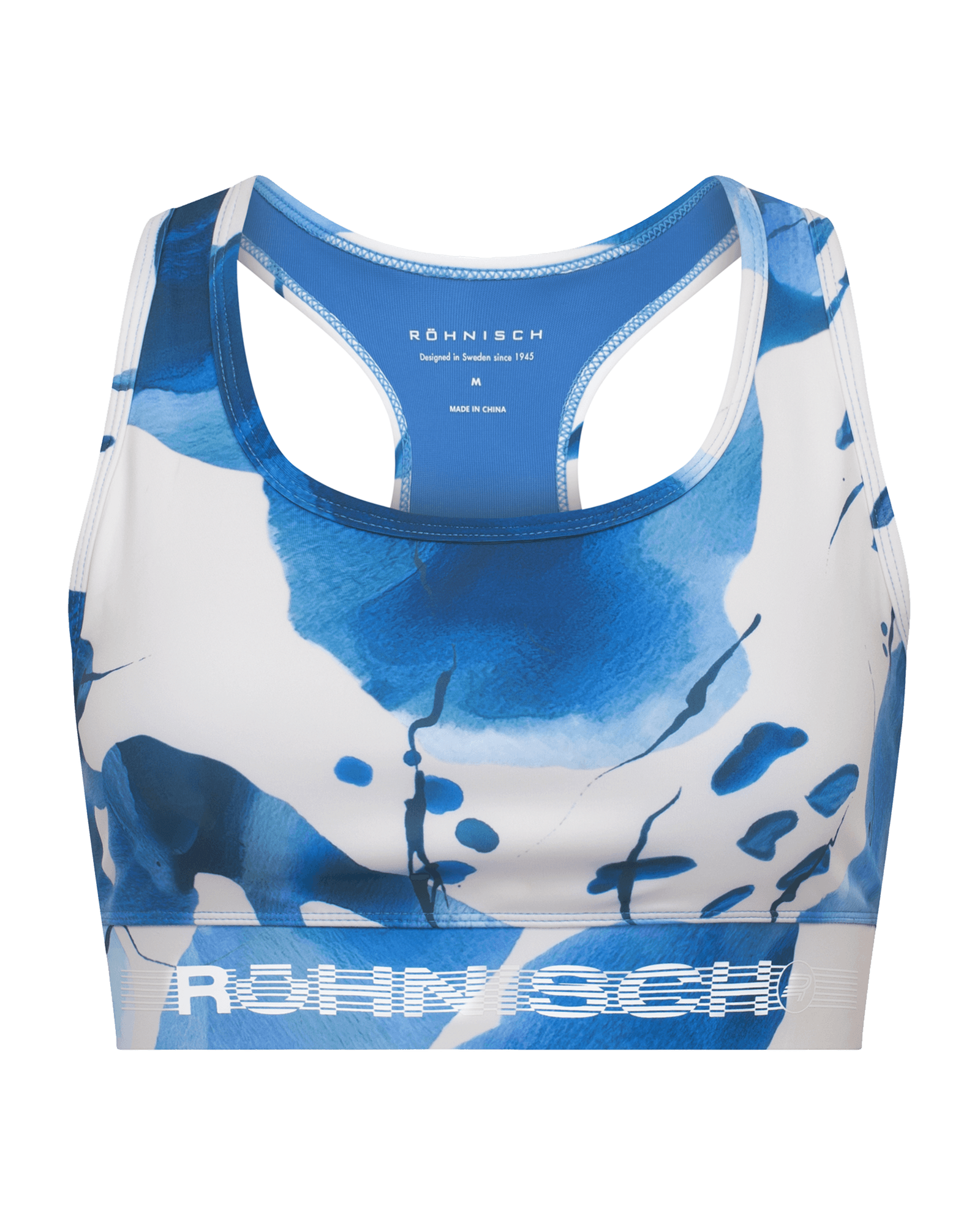 Emblem Racerback Sportsbra W Blue Aquarelle