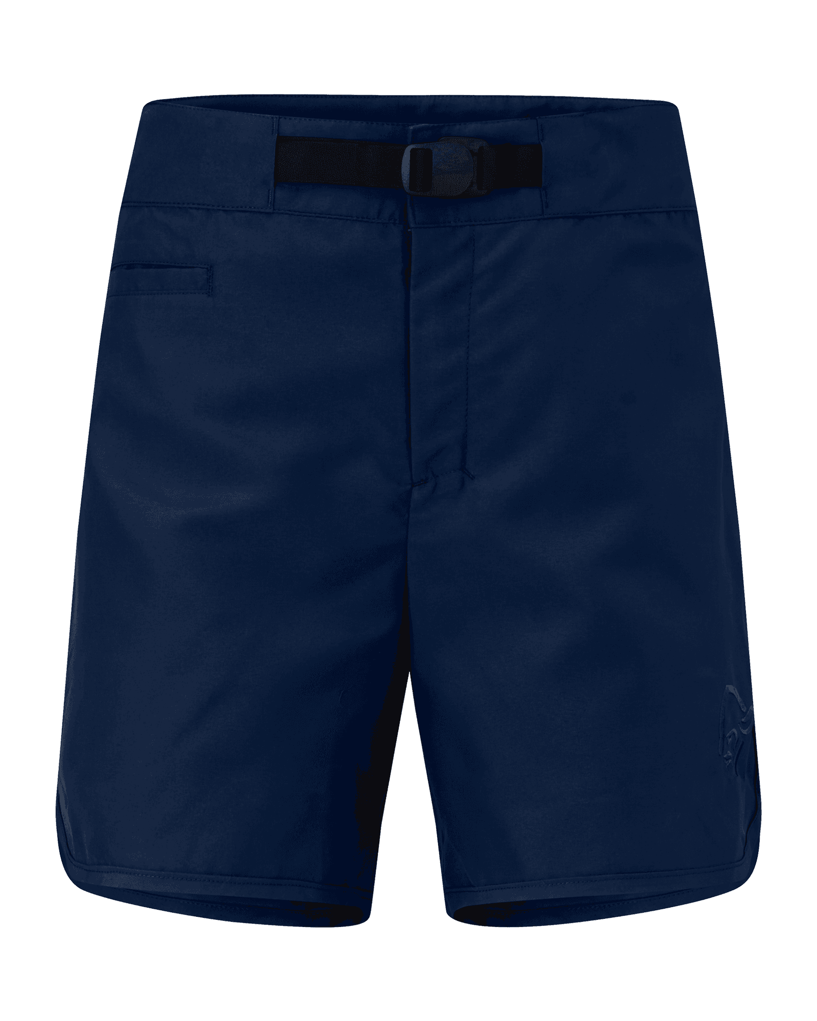 Femund Silent Grid Shorts W Navy Blazer