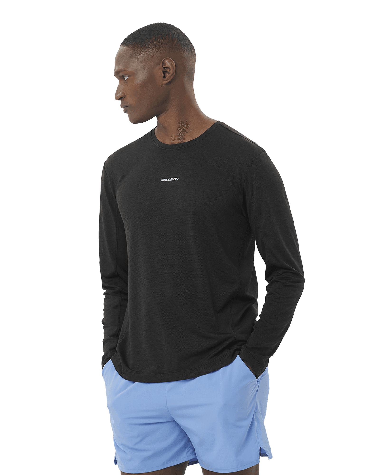 SHKout Core L/S Tee M Deep Black