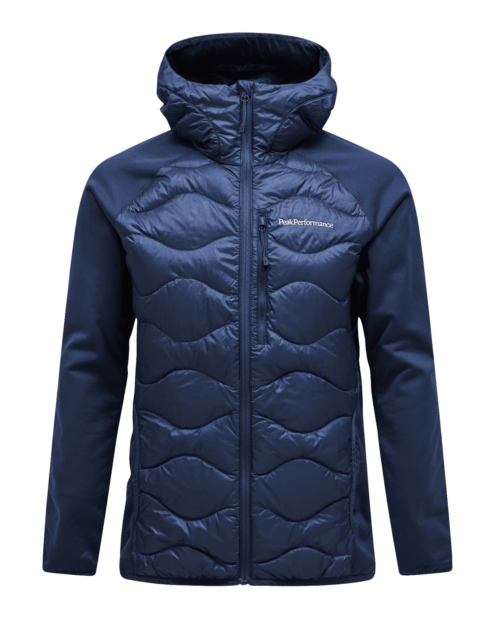 Helium Down Hybrid Hood M Blue Shadow