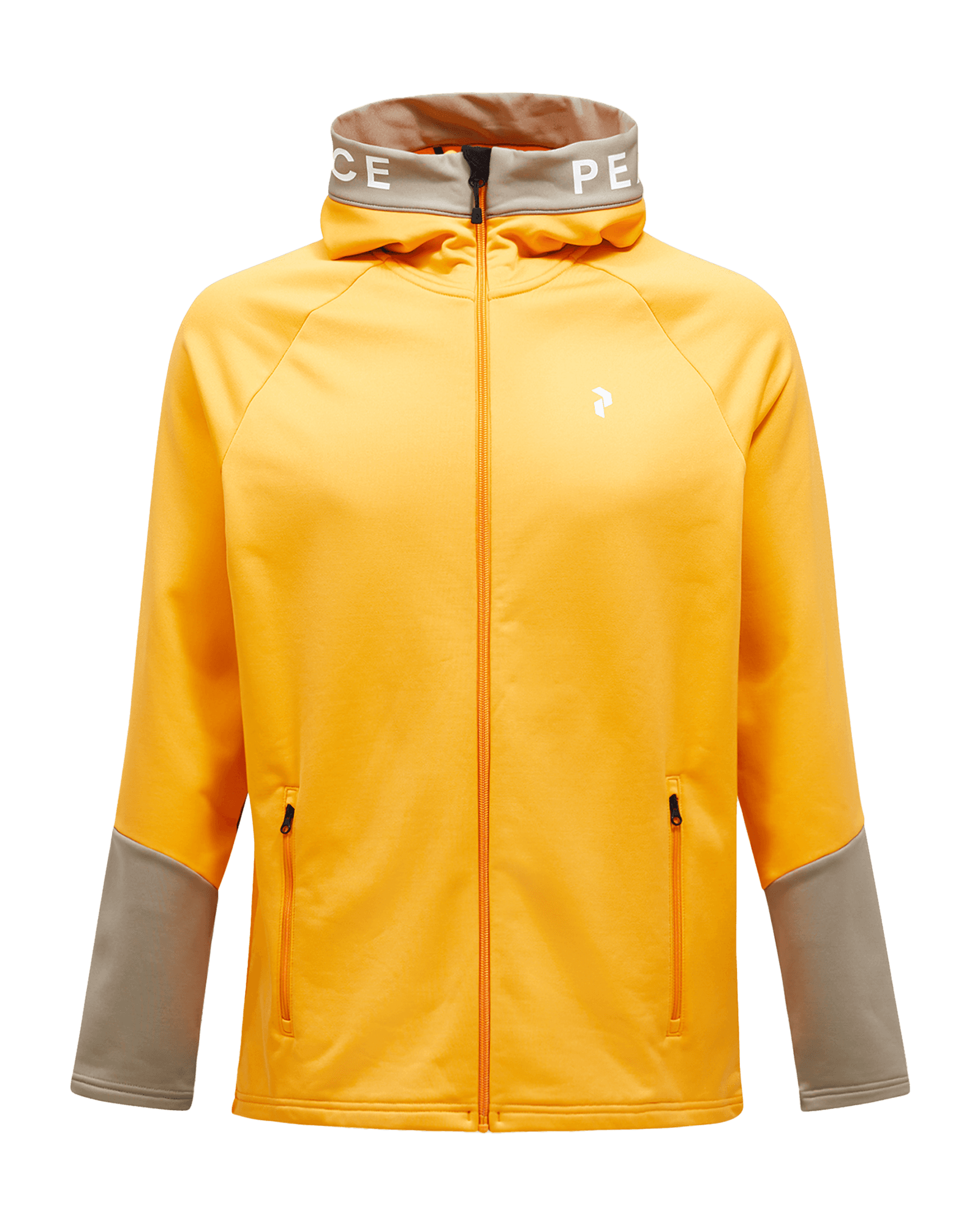 Rider Zip Hood M Blazing Orange/Avid Beige
