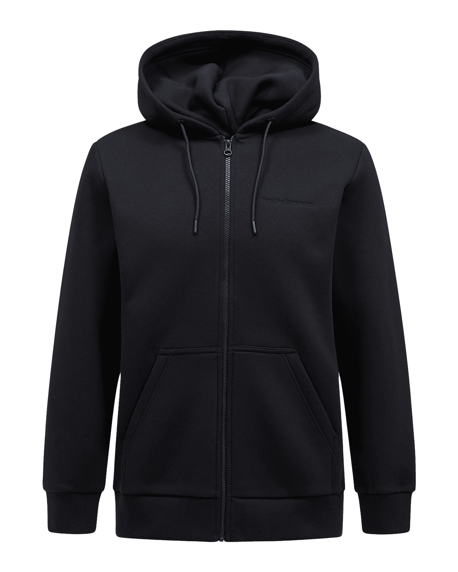 Original Small Logo Zip M Black