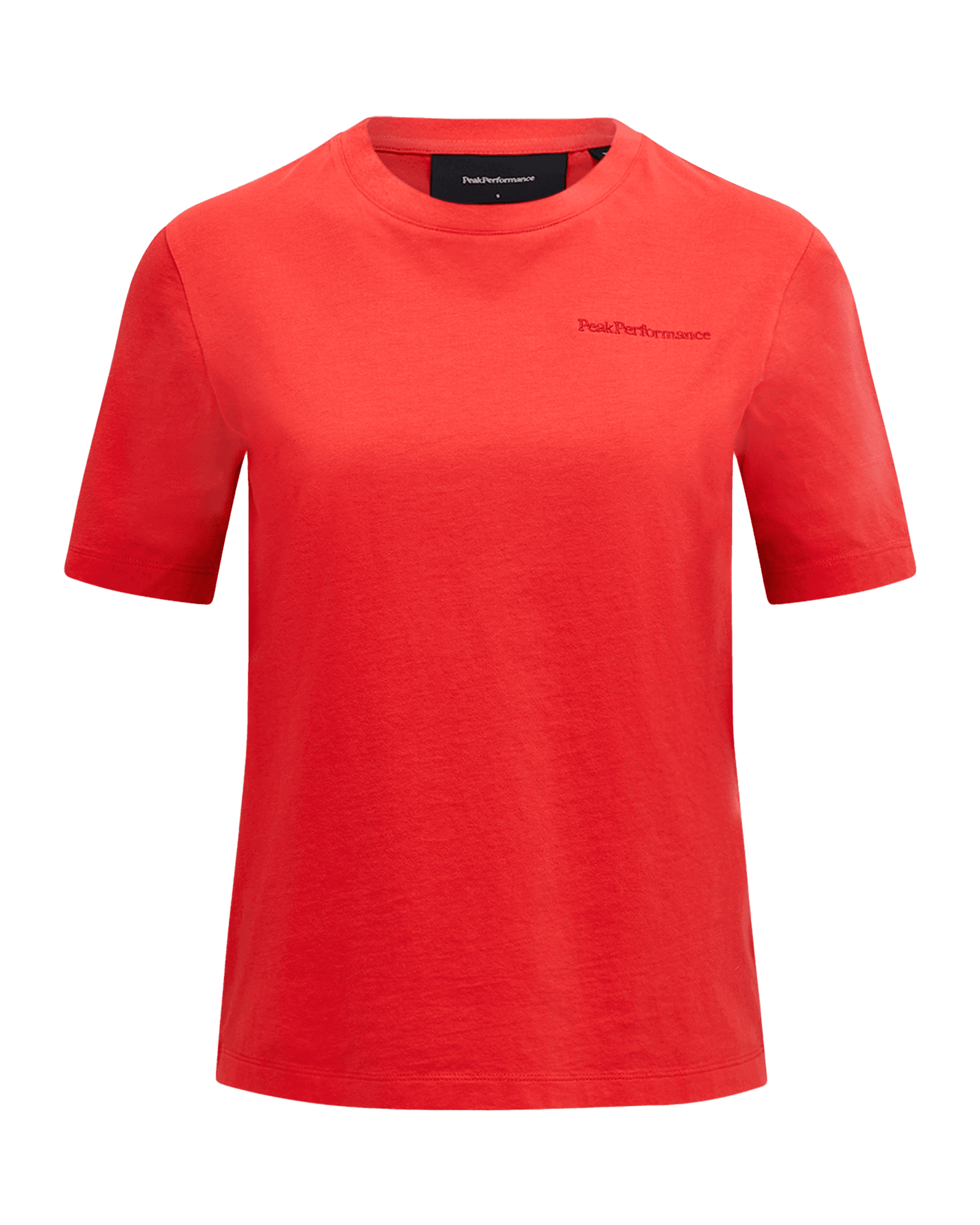 Original Small Logo Tee W Brilliant Red
