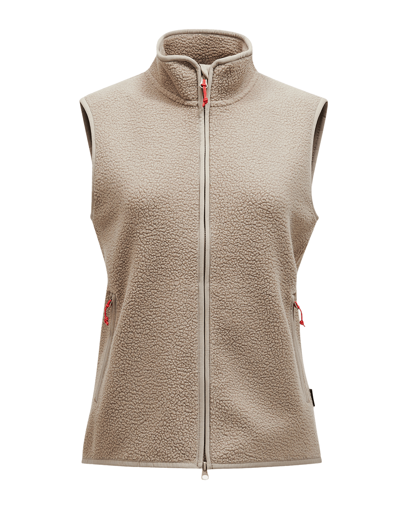 Pile Vest W Avid Beige