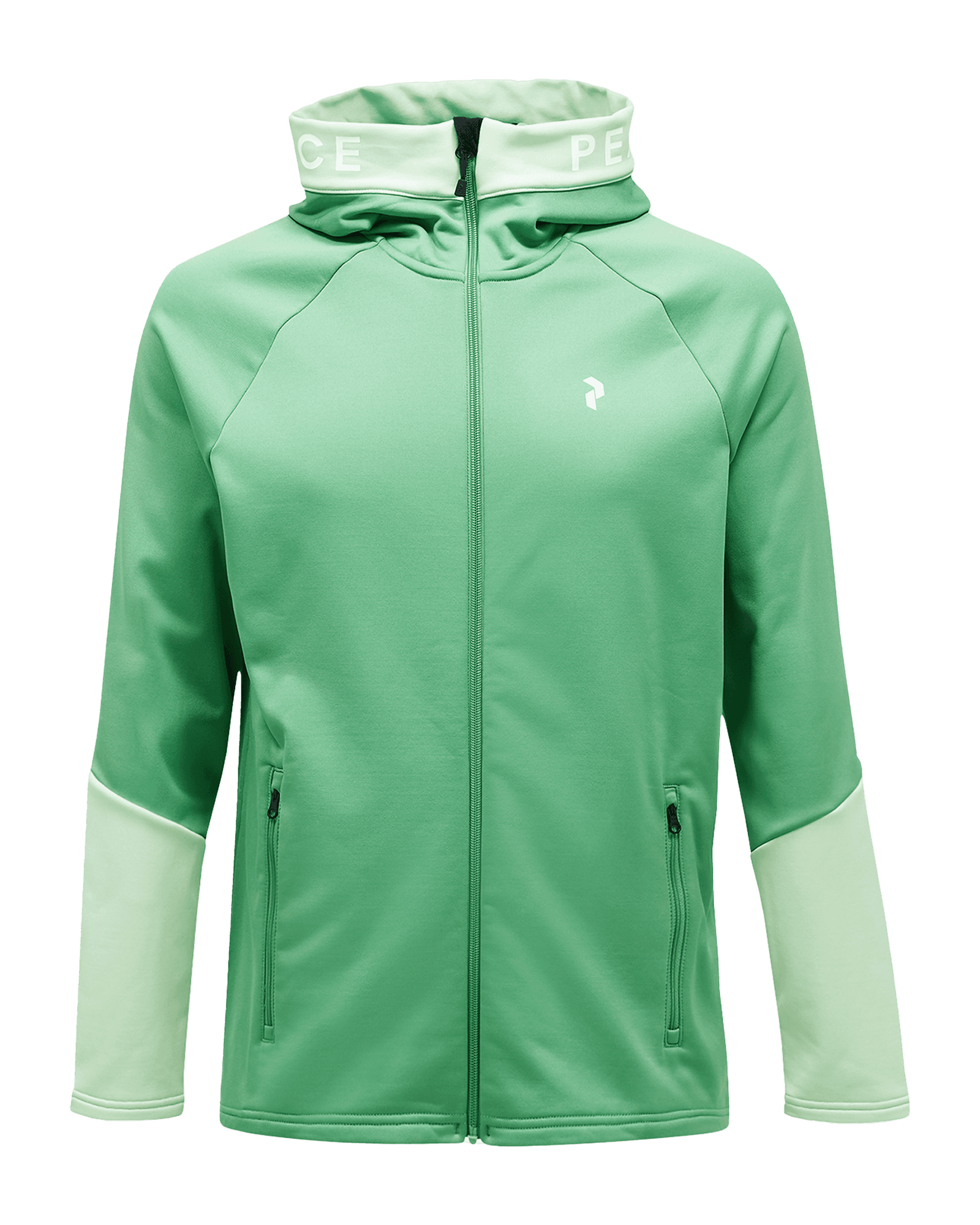 Rider Zip Hood M Peppermint/Vivid Green