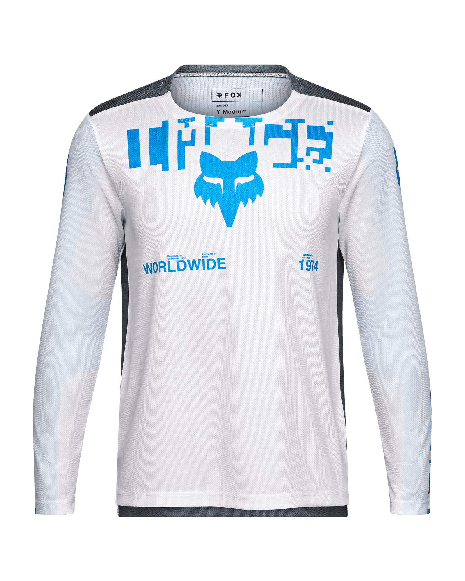 Ranger Jersey L/S Digi Image JR White