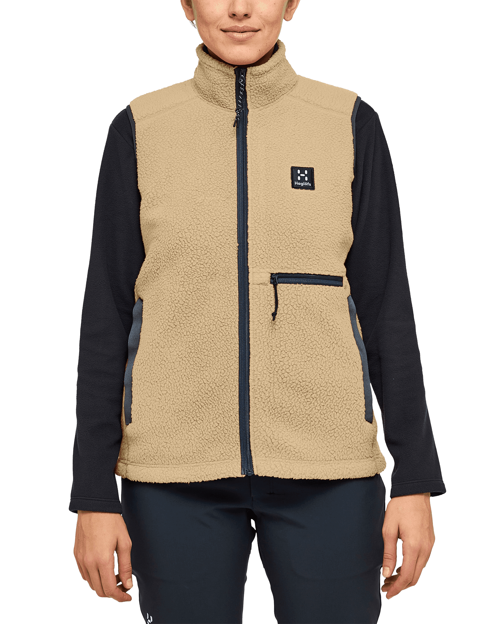 Malung Pile Vest W Sand