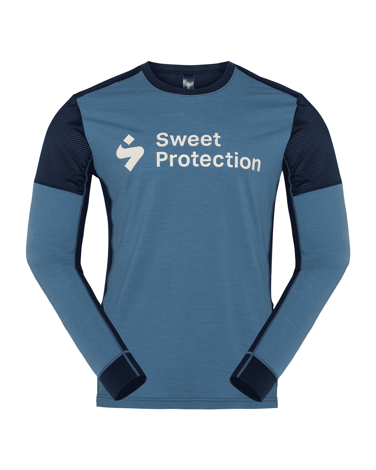 Hunter Merino Hybrid LS Jersey M Flare Blue